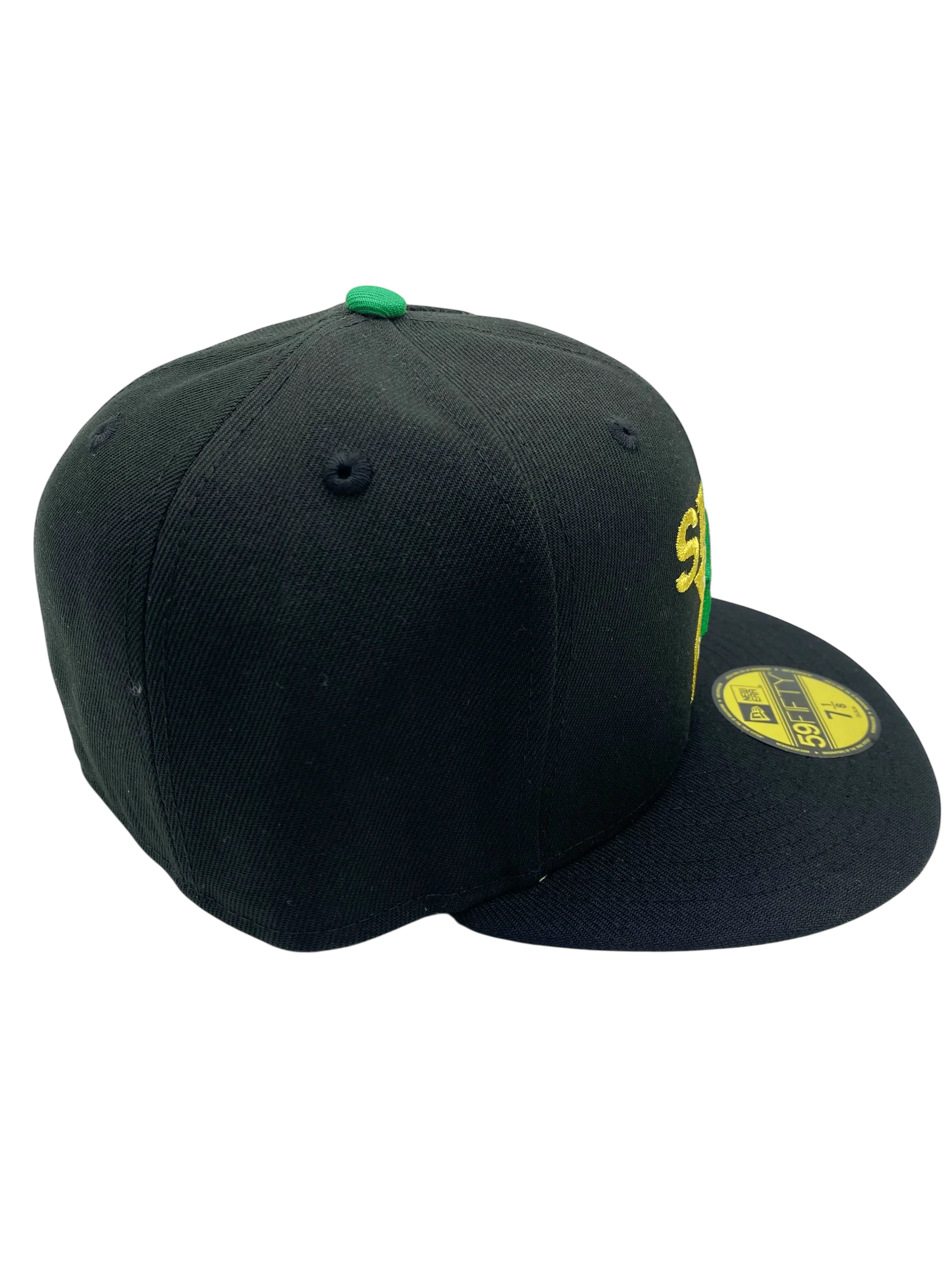 Adult Minnesota North Stars New Era Black Vintage Custom 59FIFTY Fitted Hat - Men's - Image 6