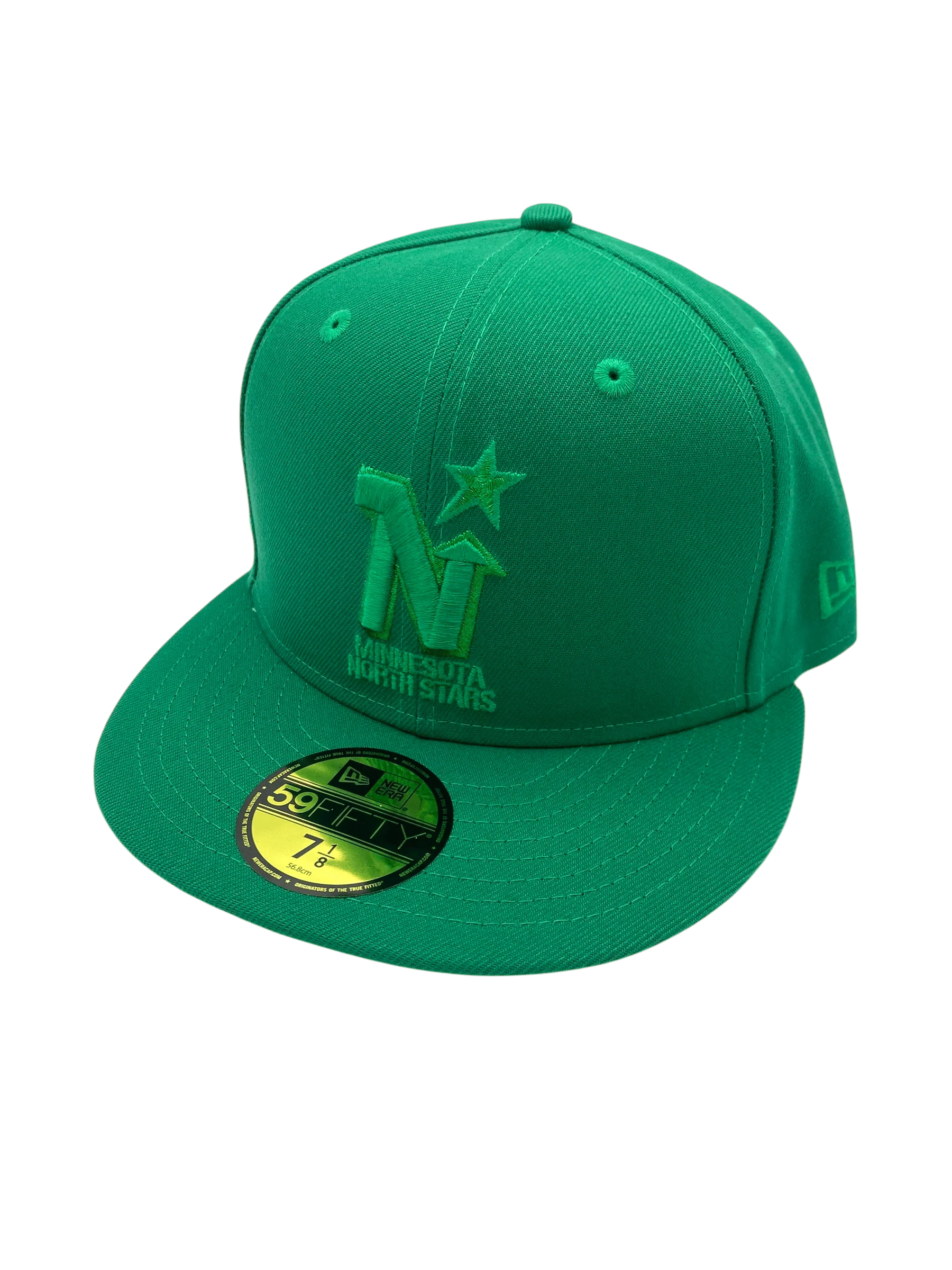 Adult Minnesota North Stars New Era Sneaky Green Custom 59FIFTY Fitted Hat - Men's