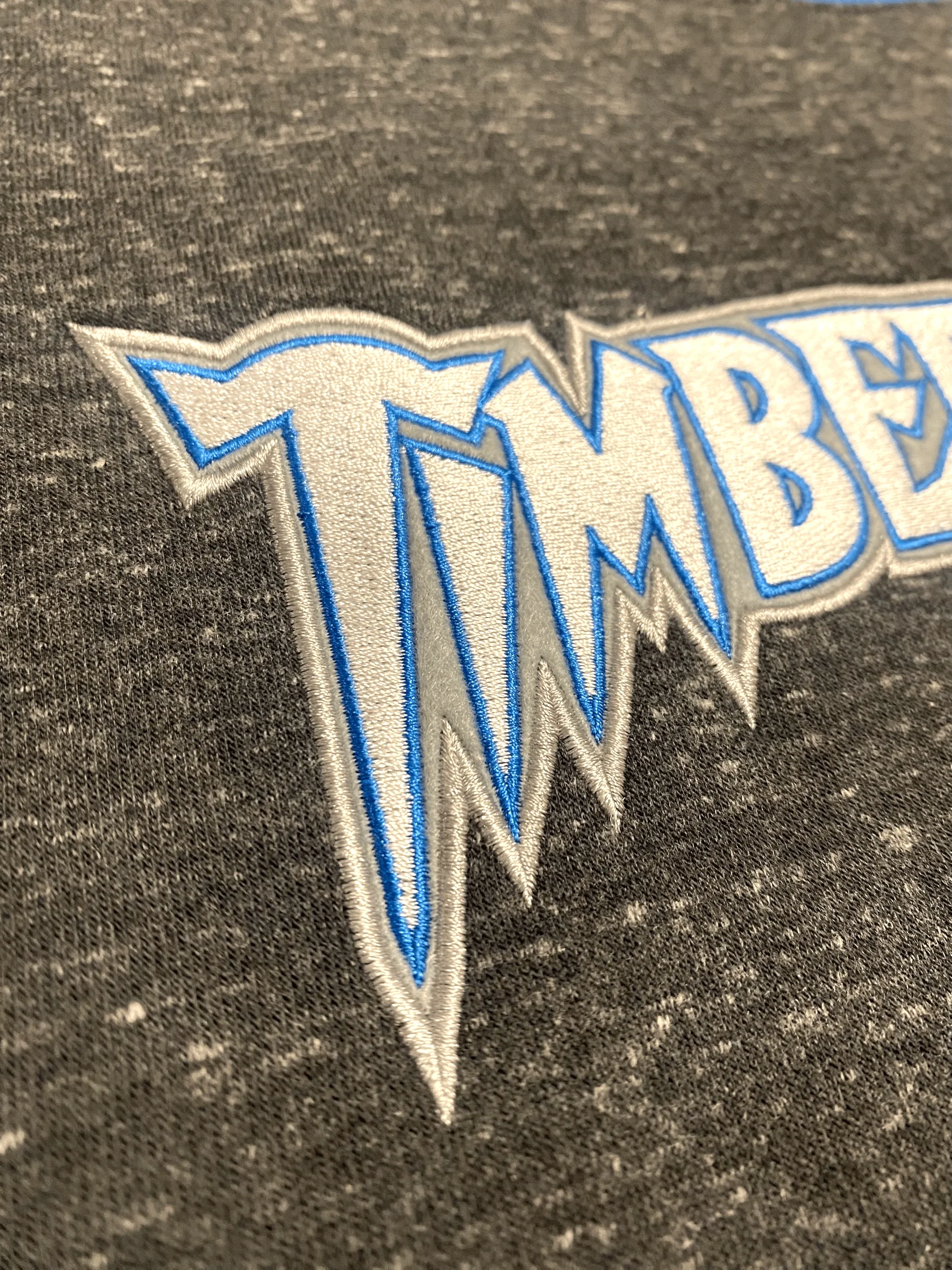 Adult Minnesota Timberwolves Mitchell & Ness Gray Winning Streak Fleece Crewneck Sweatshirt - Men's - Image 3
