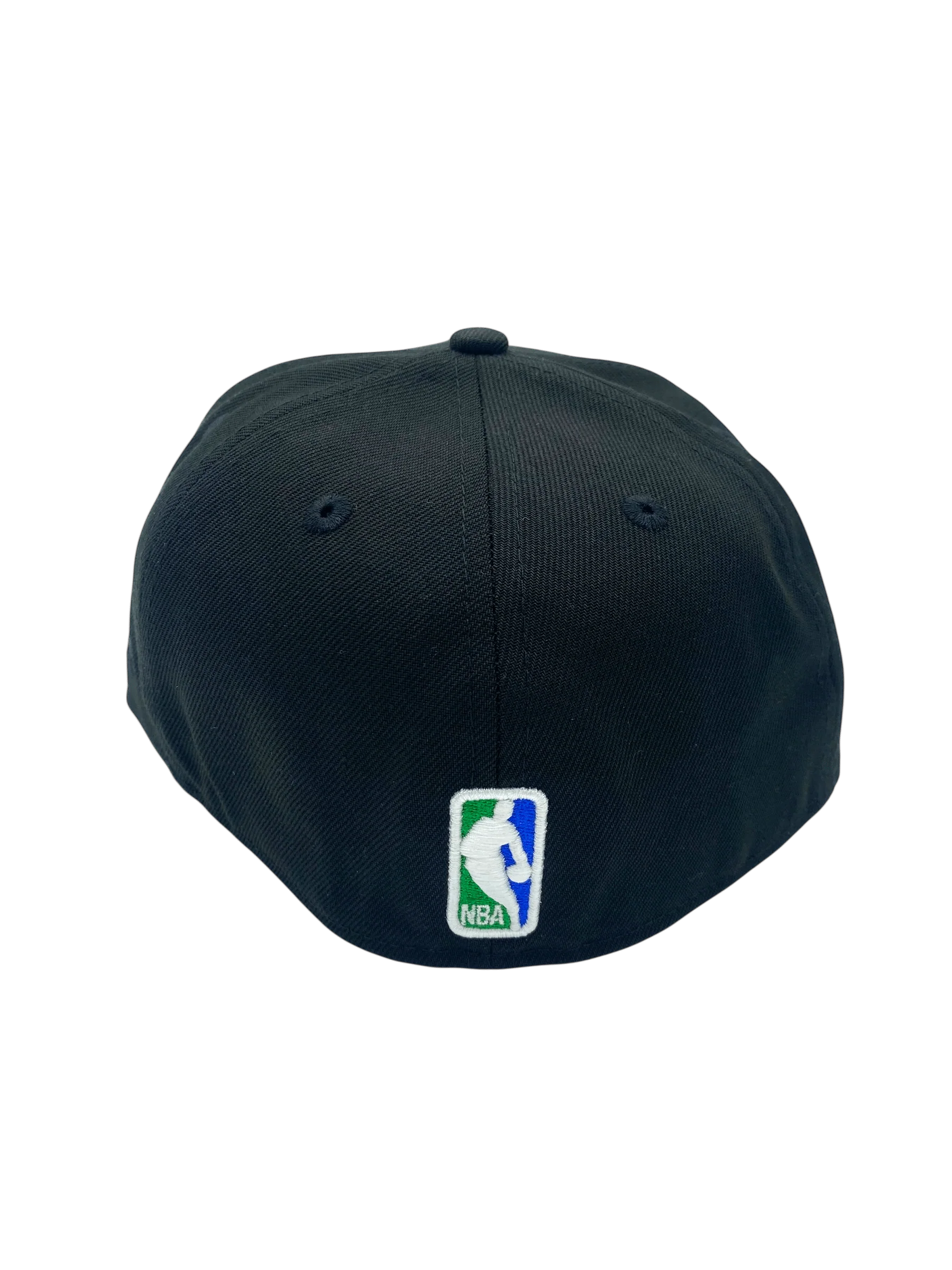 Adult Minnesota Timberwolves New Era Black Custom Script Side Patch 59FIFTY Fitted Hat - Men's - Image 4