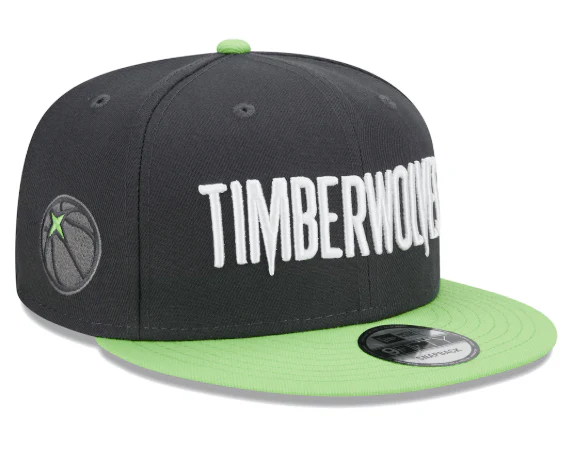 Adult Minnesota Timberwolves New Era Gray NBA Statement 9FIFTY Snapback Hat - Men's
