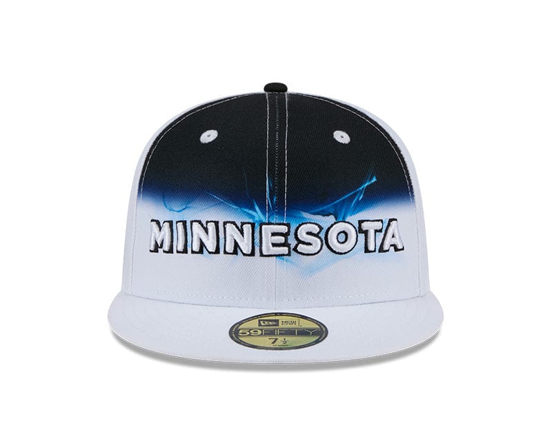 Adult Minnesota Timberwolves New Era White 2024 City Edition 59FIFTY Fitted Hat - Men's - Image 3