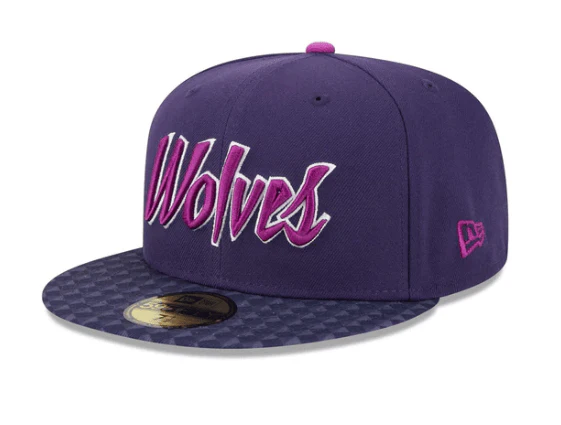 Adult Minnesota Timberwolves New Era Purple 2025-26 City Edition 59FIFTY Fitted Hat - Men's - Image 4