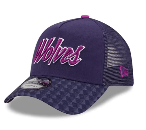 Adult Minnesota Timberwolves New Era Purple 2025-26 City Edition A-Frame 9FORTY Adjustable Hat - Men's - Image 5