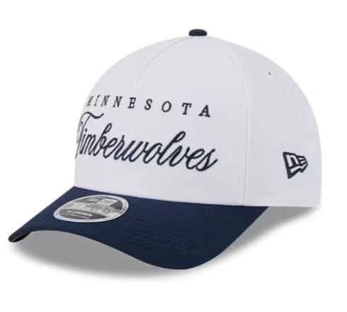 Adult Minnesota Timberwolves New Era White 2025 NBA Draft M-Crown A-Frame 9FORTY Adjustable Hat - Men's - Image 5