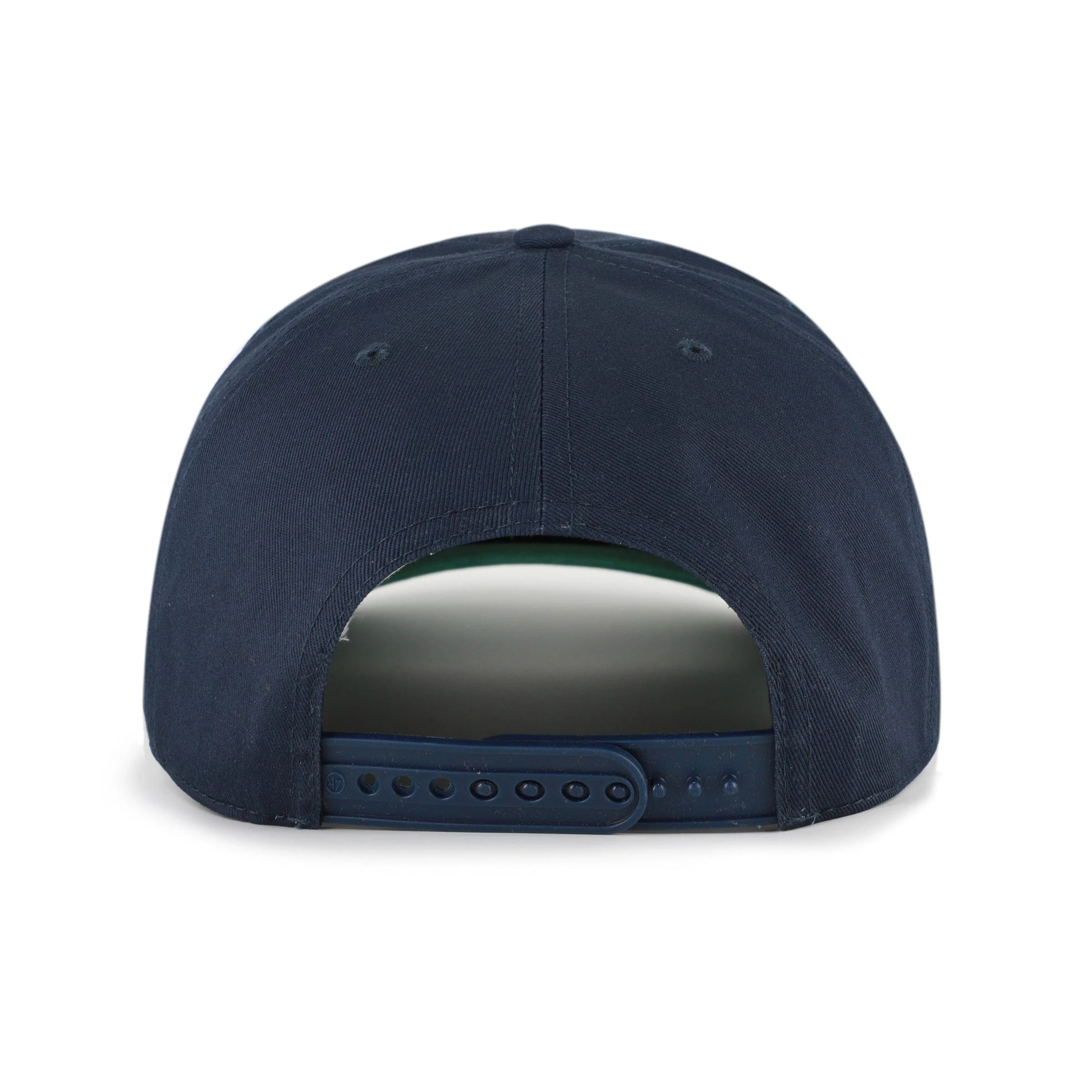 Adult Minnesota Twins Cooperstown '47 Brand Navy Break Wood Suede Brim Hitch Adjustable Snapback Hat - Men's - Image 4