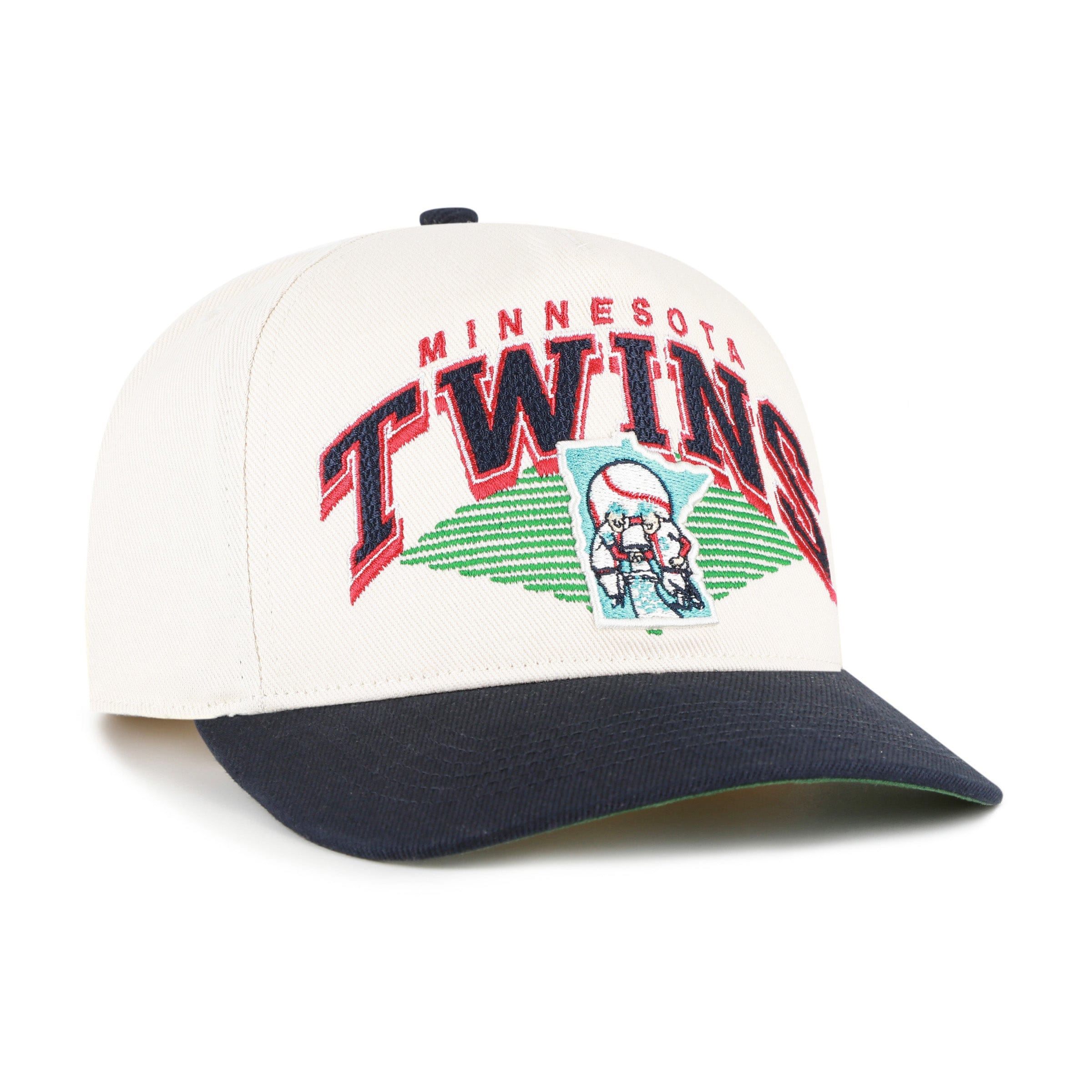 Adult Minnesota Twins Cooperstown '47 Natural Pomona 2 Tone Hitch Adjustable Snapback Hat - Men's (Copy) - Image 2