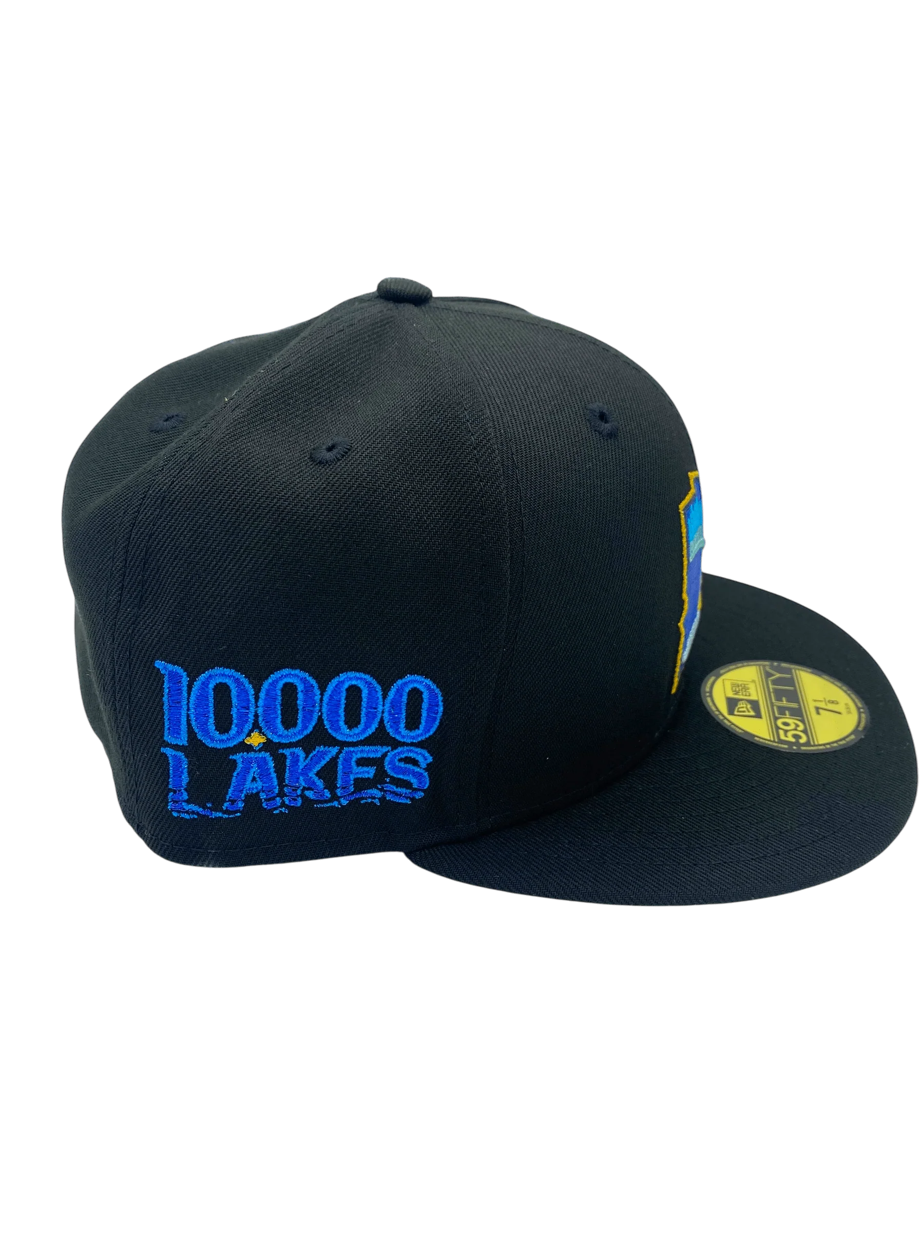 Adult Minnesota Twins New Era Black/Metallic City Connect State Logo 59FIFTY Fitted Hat - Men's - Image 2