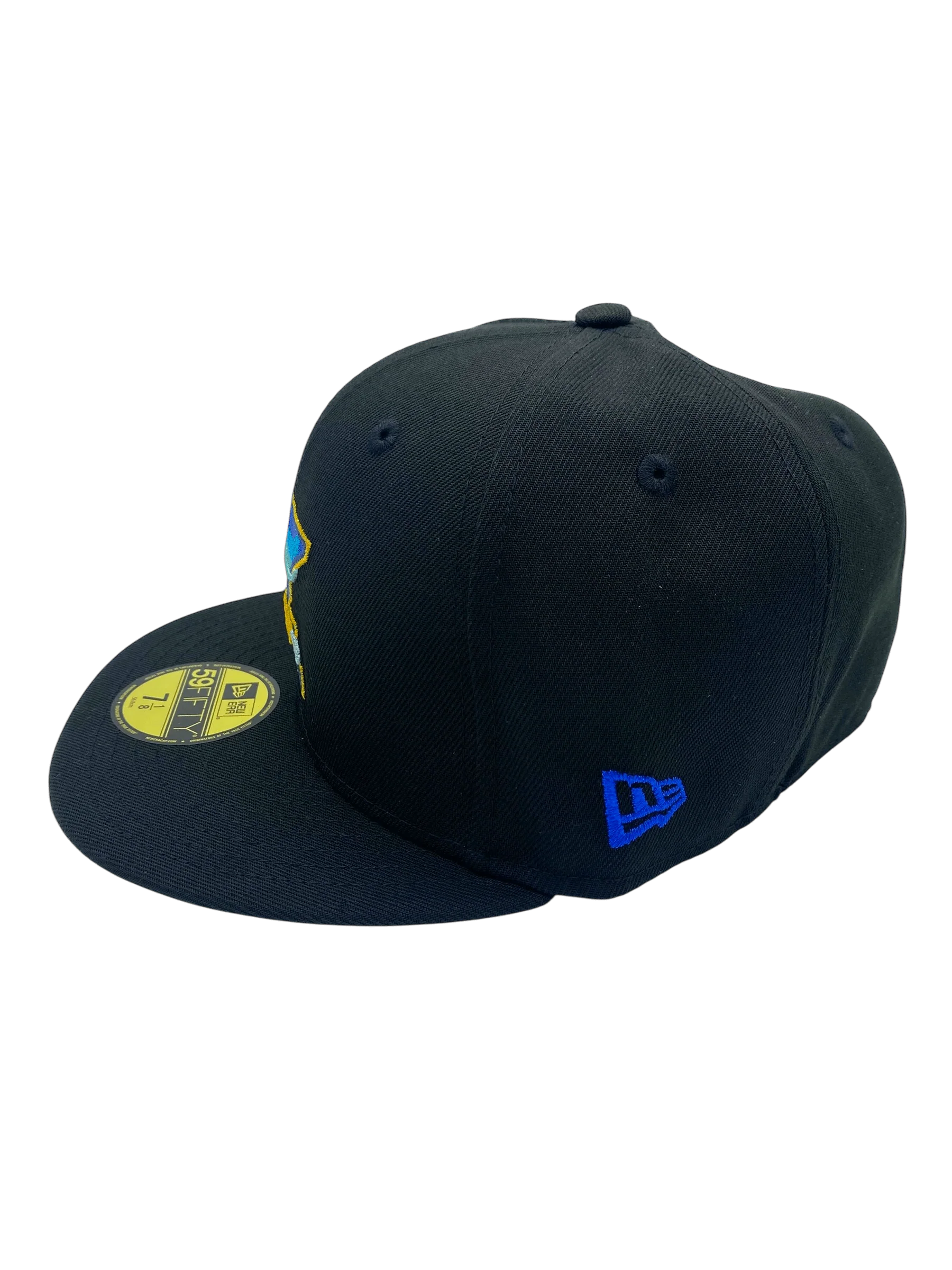 Adult Minnesota Twins New Era Black/Metallic City Connect State Logo 59FIFTY Fitted Hat - Men's - Image 5
