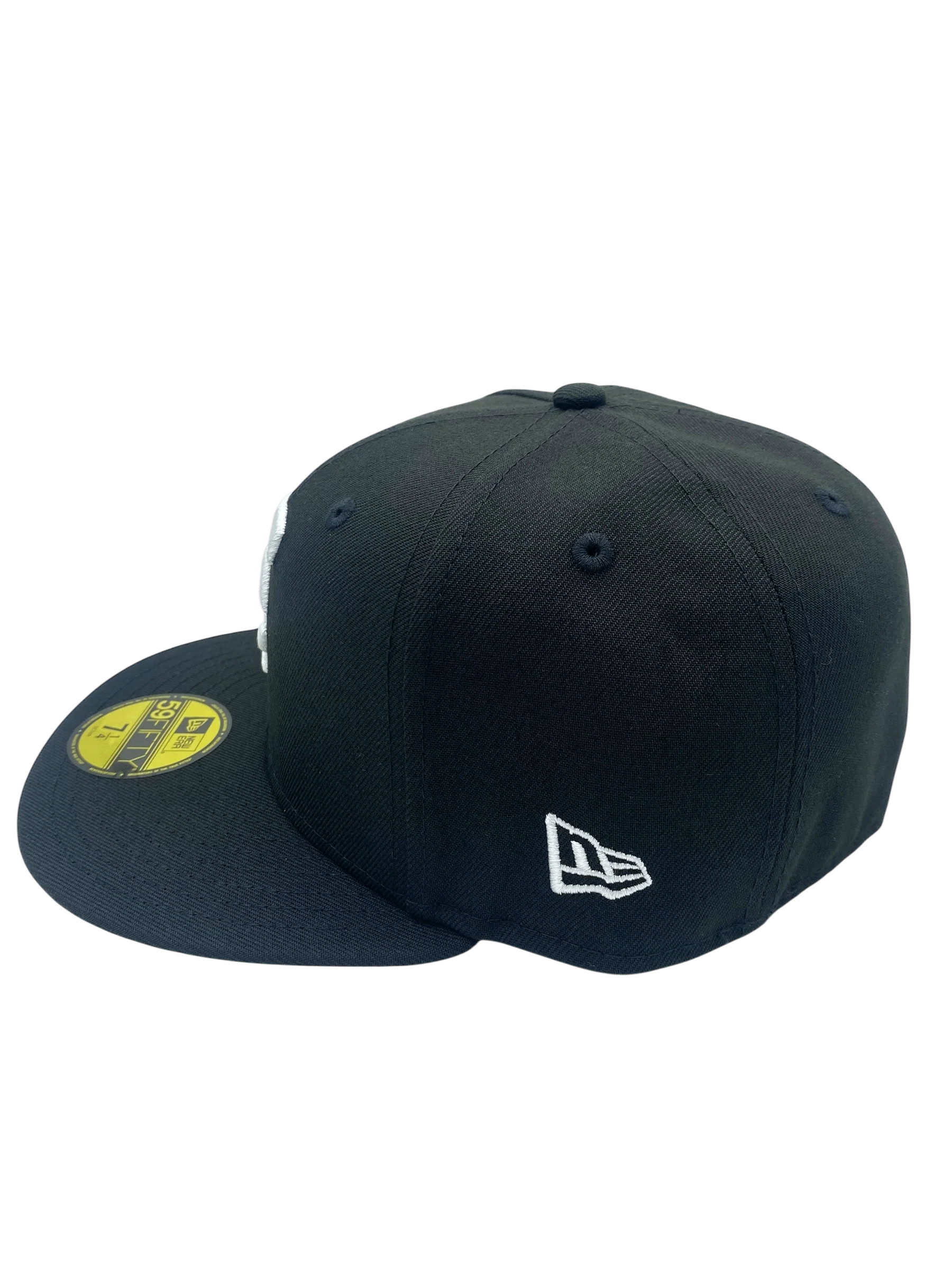 Adult Minnesota Twins New Era Black/White Basic Home 59FIFTY Fitted Hat - Men's - Image 3