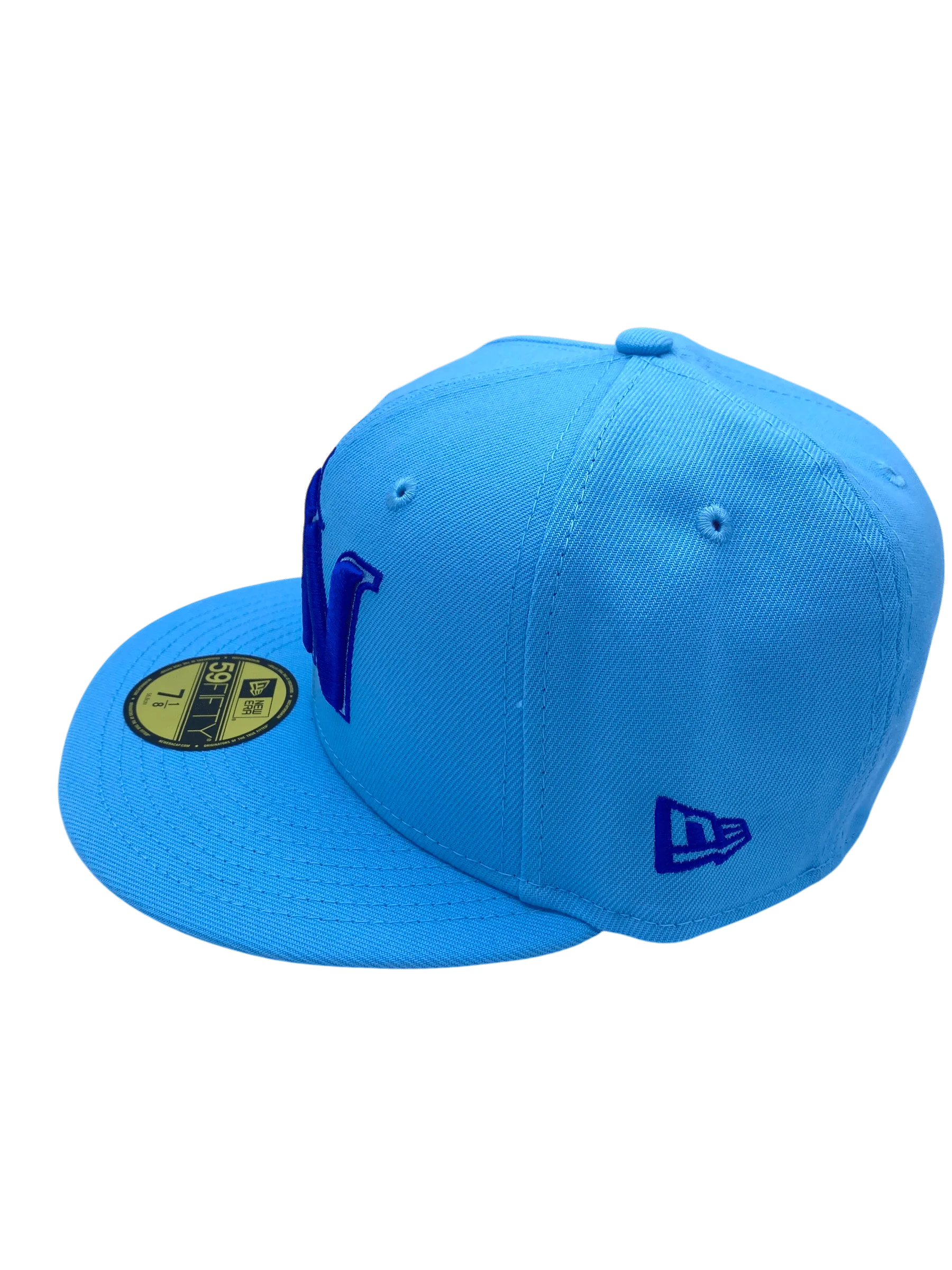 Adult Minnesota Twins New Era Blue City Connect MN Logo 59FIFTY Fitted Hat - Men's - Image 5