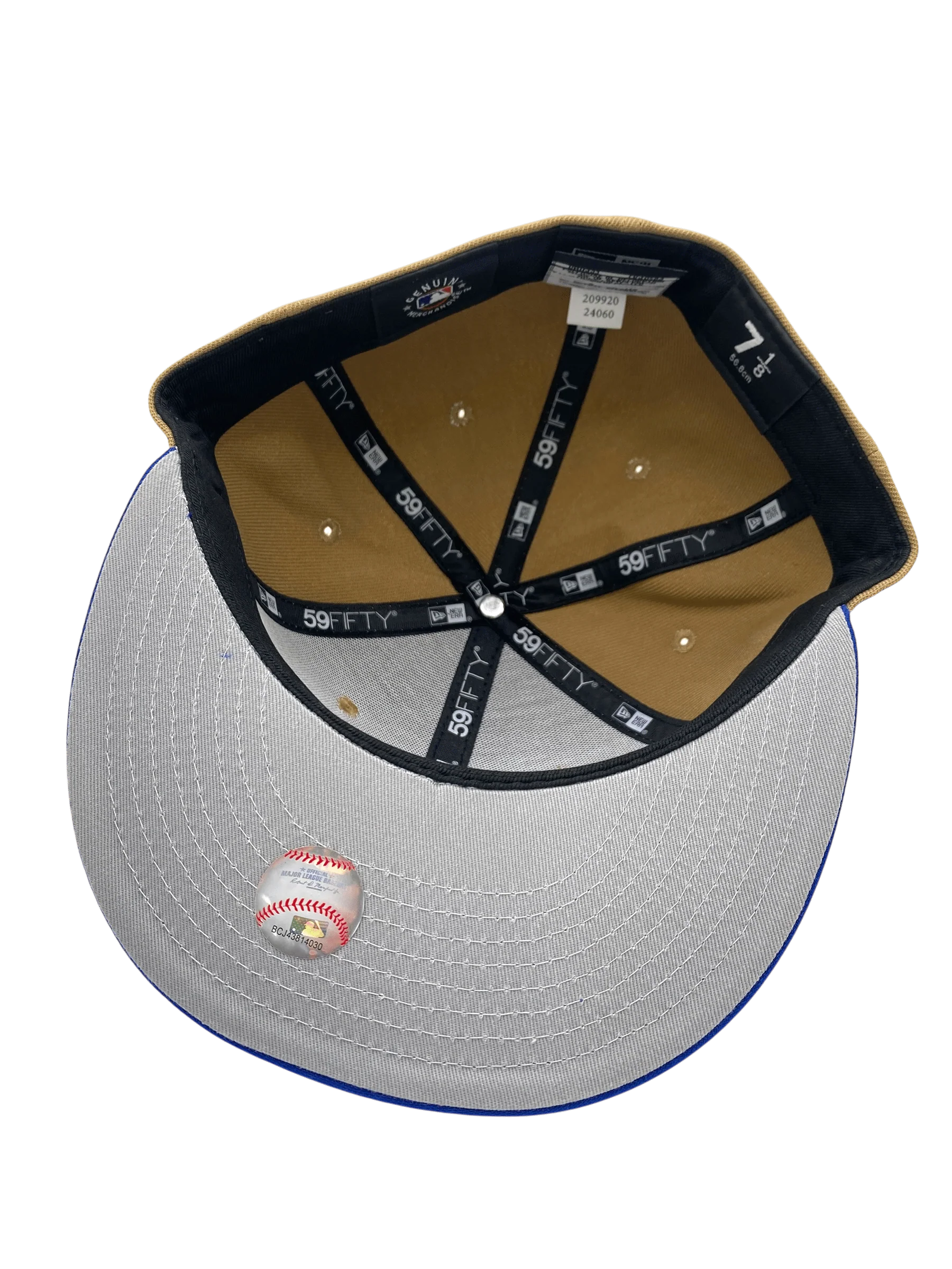 Adult Minnesota Twins New Era Brown/Blue City Connect State Logo 59FIFTY Fitted Hat - Men's - Image 3