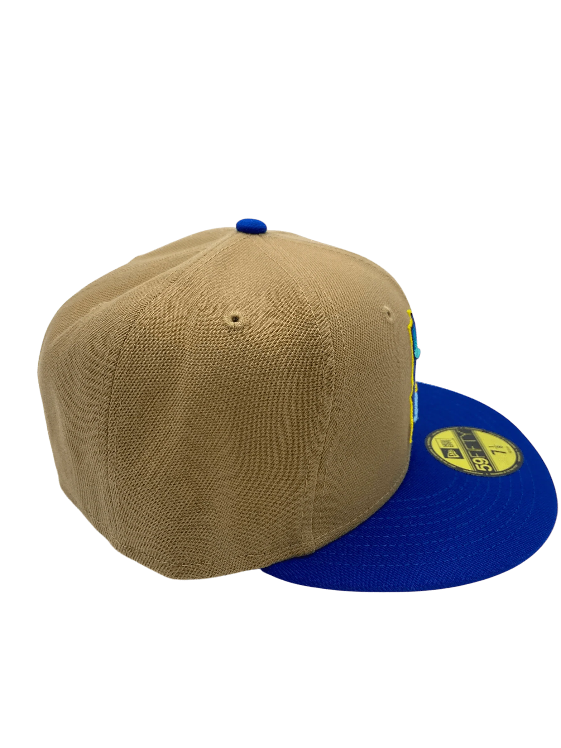 Adult Minnesota Twins New Era Brown/Blue City Connect State Logo 59FIFTY Fitted Hat - Men's - Image 5