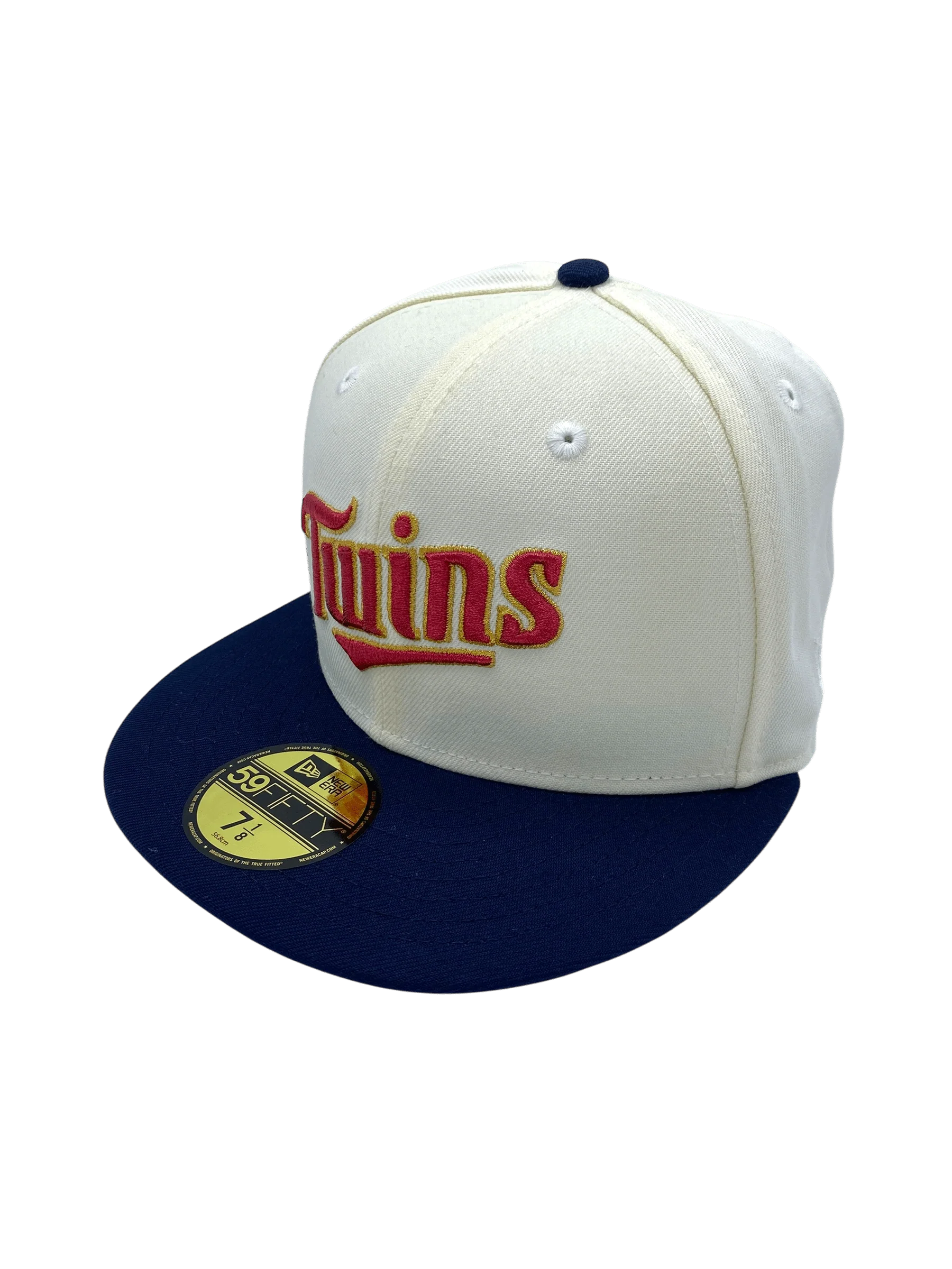 Adult Minnesota Twins New Era Chrome 1991 Miracle Side Patch 59FIFTY Fitted Hat - Men's - Image 5