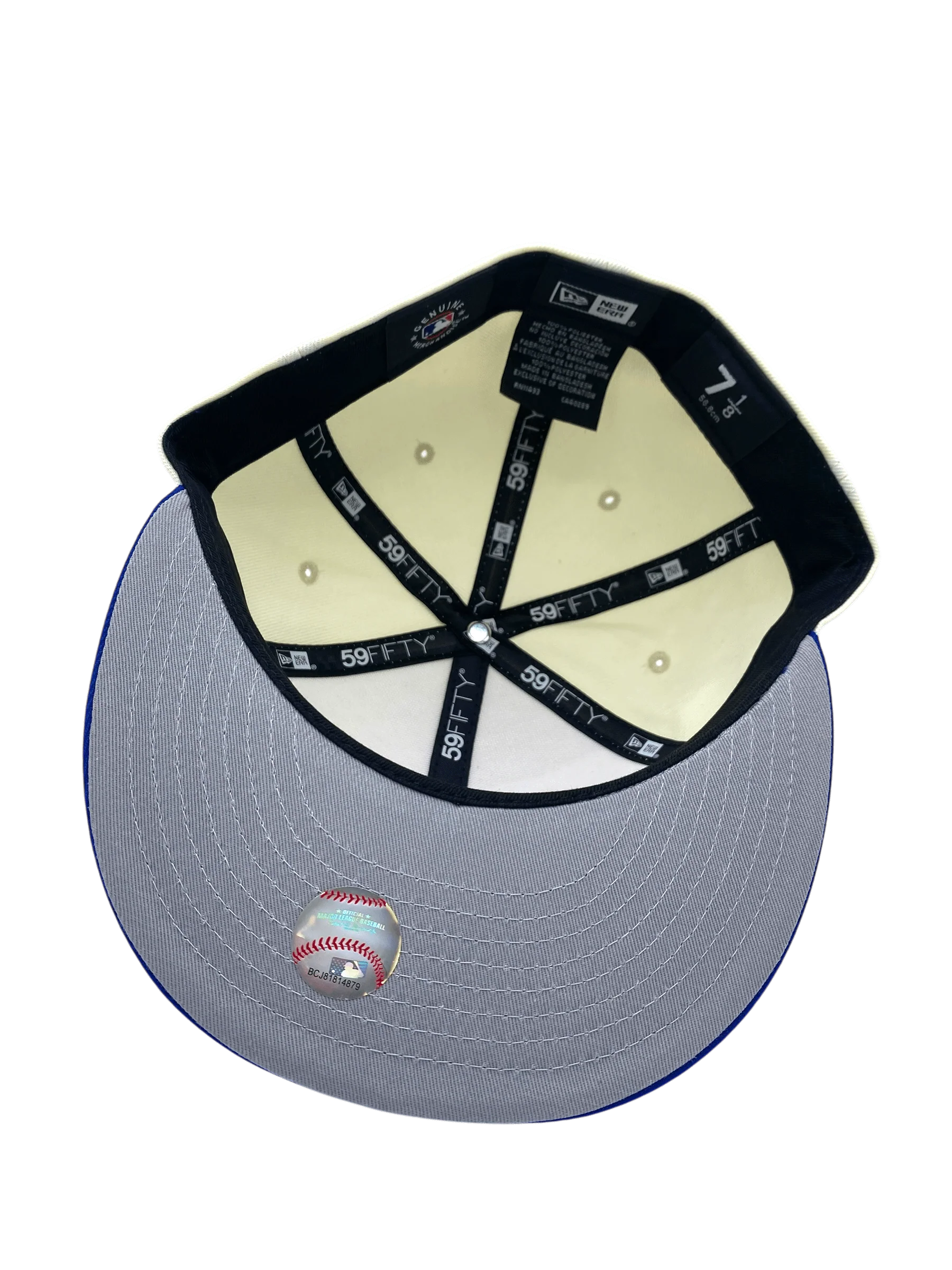 Adult Minnesota Twins New Era Chrome/Blue City Connect State Logo 59FIFTY Fitted Hat - Men's - Image 3