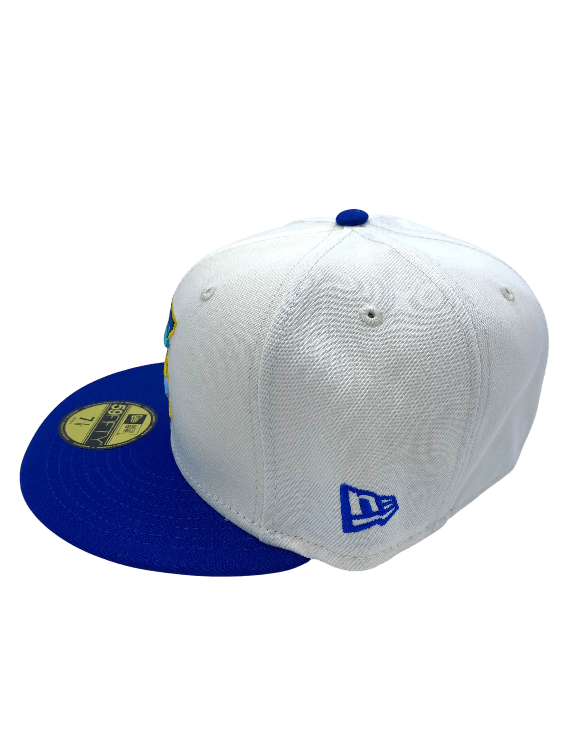 Adult Minnesota Twins New Era Chrome/Blue City Connect State Logo 59FIFTY Fitted Hat - Men's - Image 5