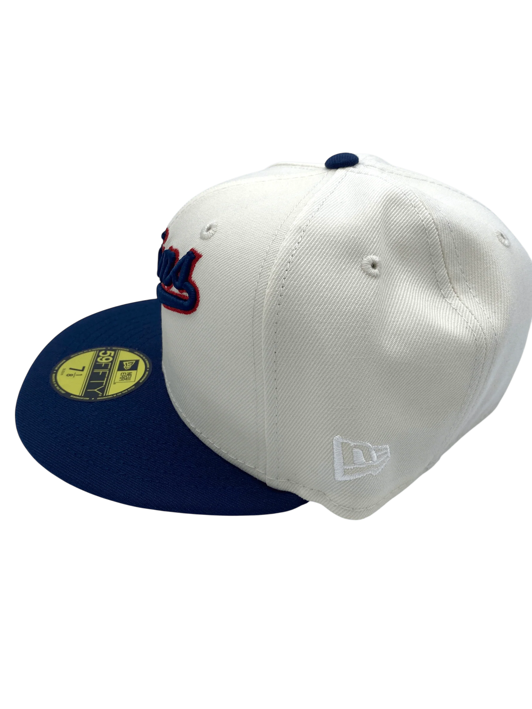 Adult Minnesota Twins New Era Chrome/Navy Buck Truck Side Patch 59FIFTY Fitted Hat - Men's - Image 6