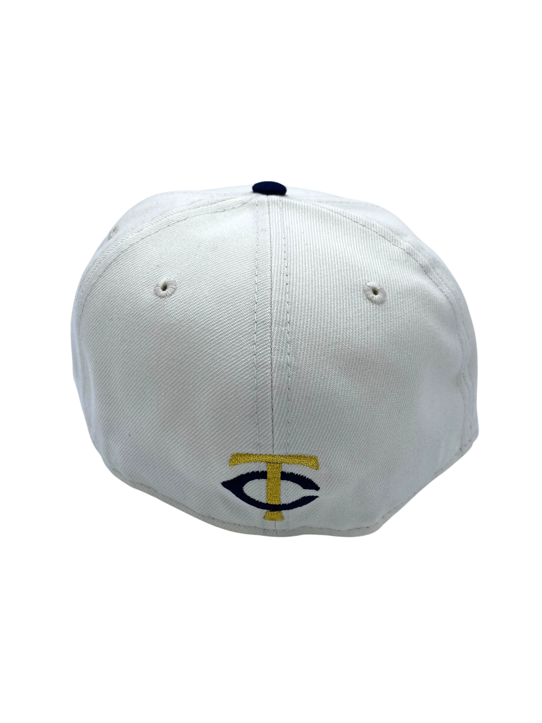 Adult Minnesota Twins New Era Chrome/Navy Dripped Side Patch 59FIFTY Fitted Hat - Men's - Image 4