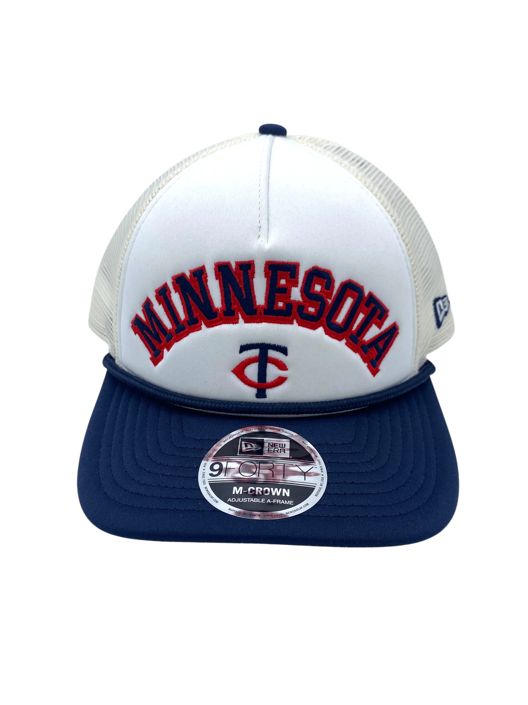 Adult Minnesota Twins New Era Chrome 9FORTY M-Crown A-Frame Adjustable Hat - Men's - Image 4