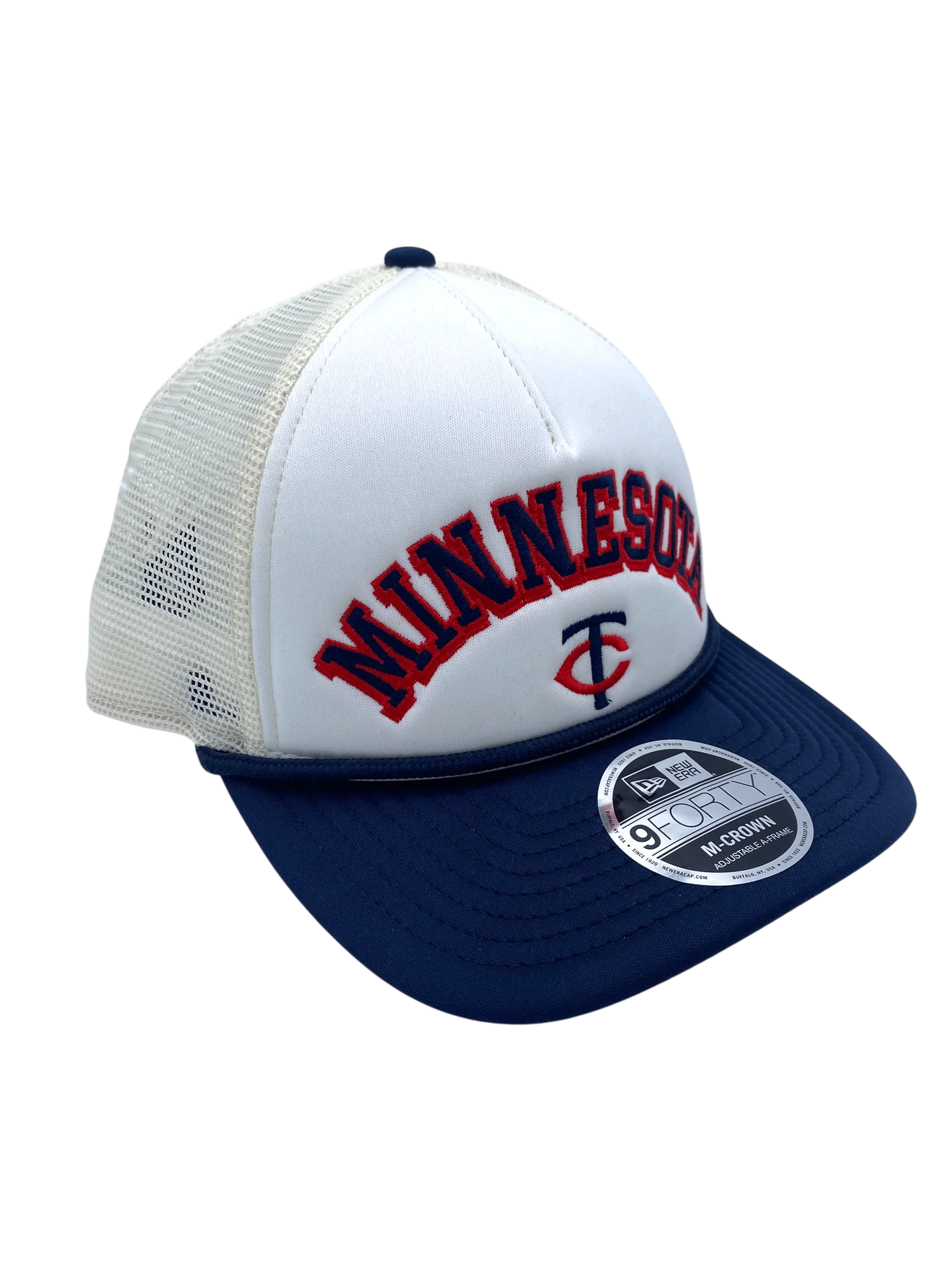 Adult Minnesota Twins New Era Chrome 9FORTY M-Crown A-Frame Adjustable Hat - Men's - Image 5