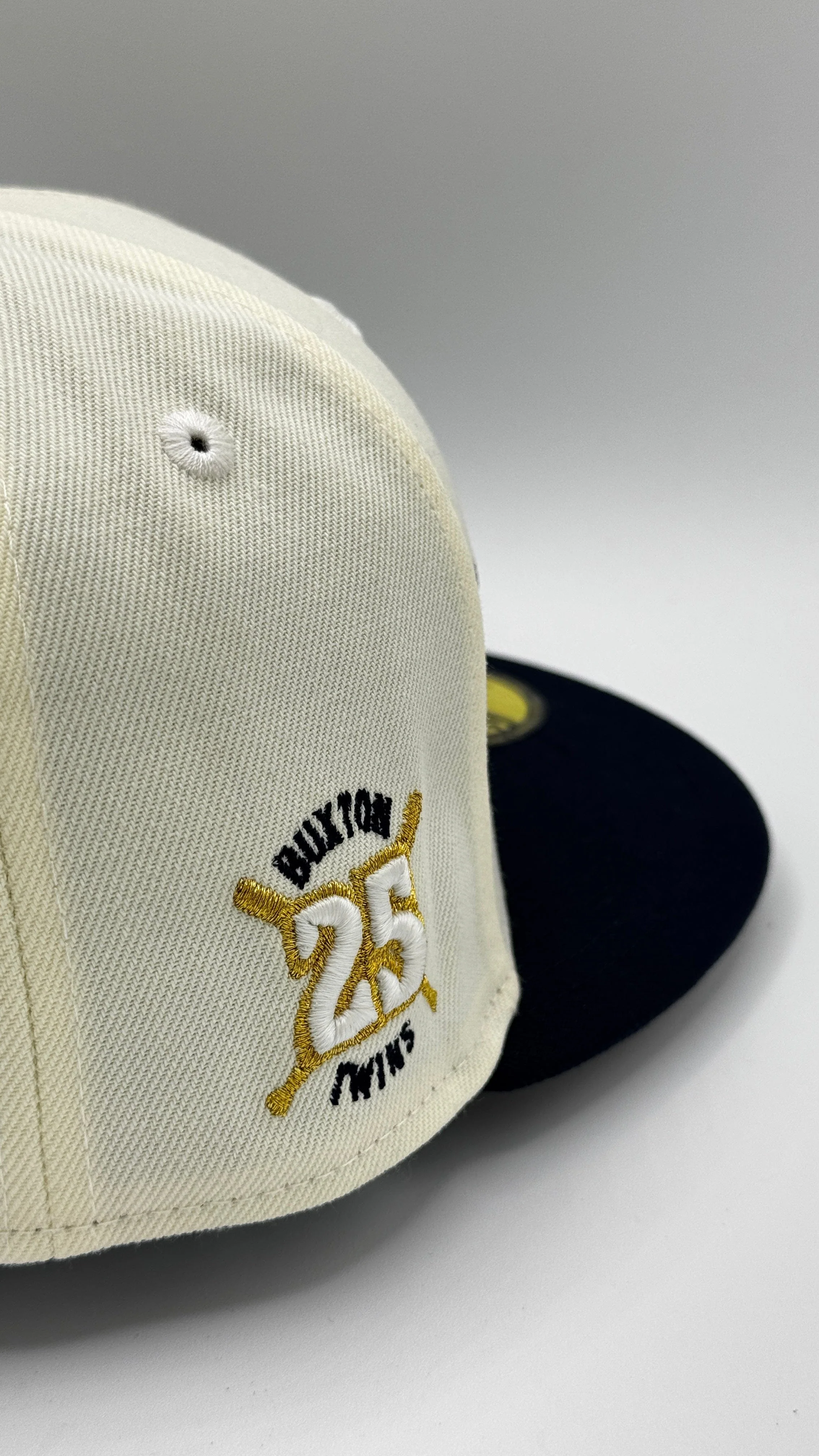 Adult Minnesota Twins New Era Chrome & Navy Twin Cities Byron Buxton Collection 59FIFTY Fitted Hat - Men's - Image 3