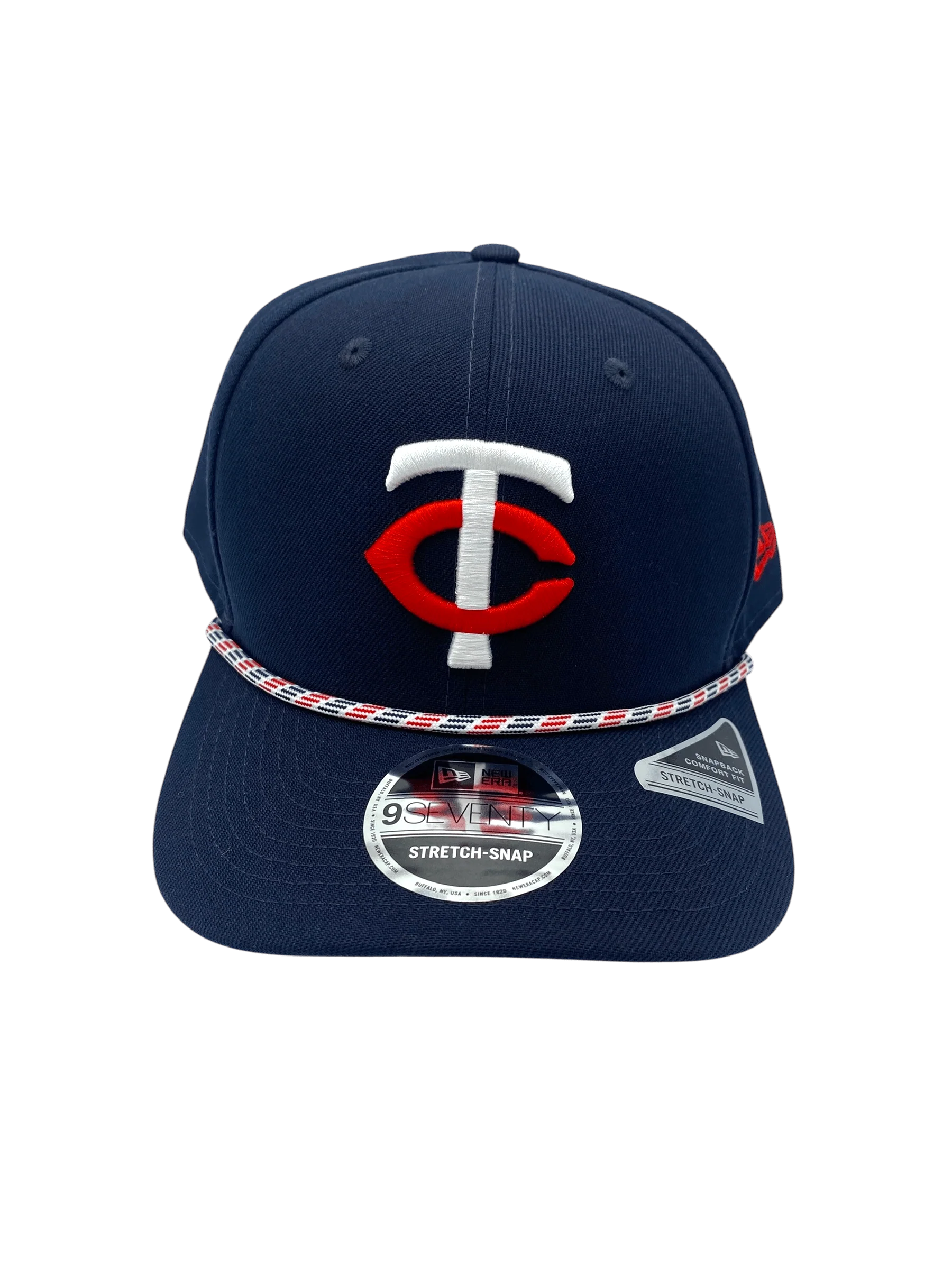 Adult Minnesota Twins New Era Home Navy Multi Roper 9SEVENTY Stretch-Snapback Hat - Men's - Image 4
