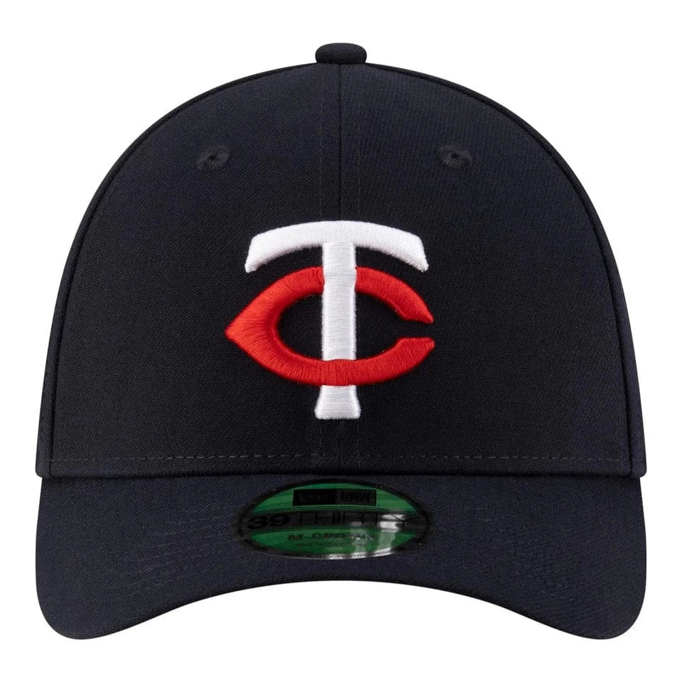 Adult Minnesota Twins New Era Home TC Logo Player Replica 39THIRTY M-Crown Flex Hat - Men's - Image 2