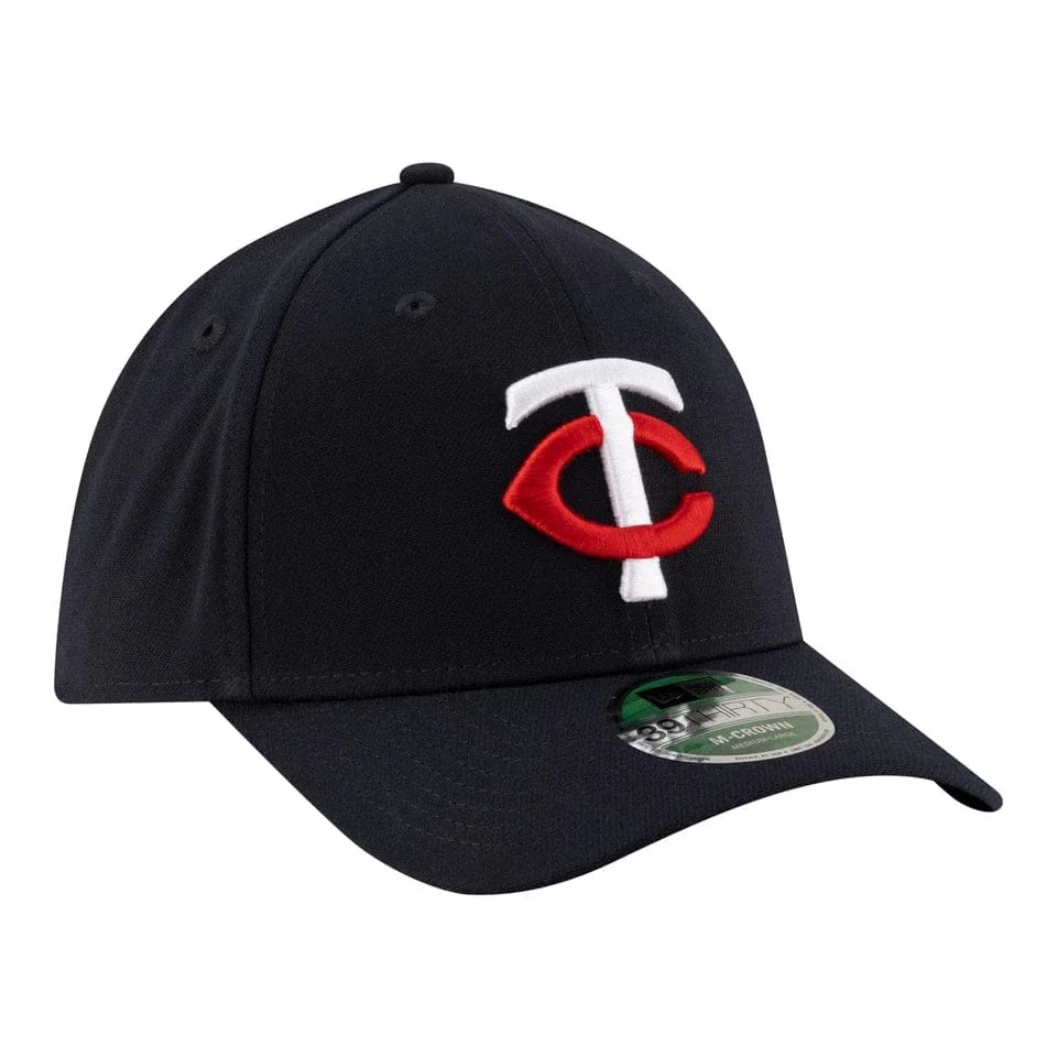 Adult Minnesota Twins New Era Home TC Logo Player Replica 39THIRTY M-Crown Flex Hat - Men's - Image 3