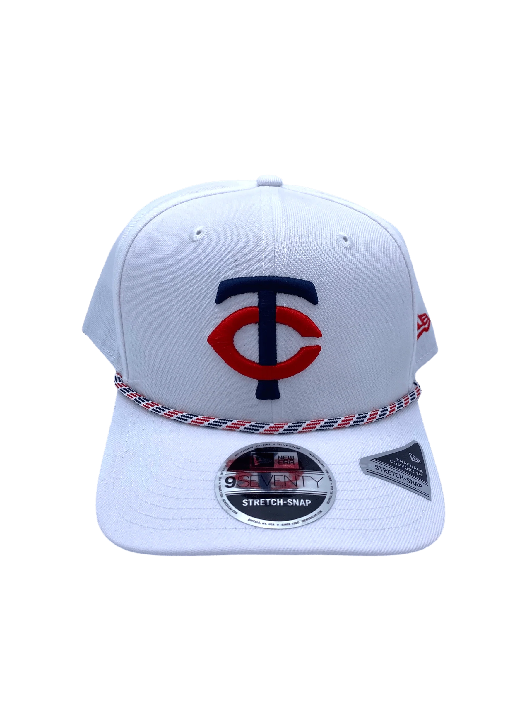 Adult Minnesota Twins New Era Home White Multi Roper 9SEVENTY Stretch-Snapback Hat - Men's - Image 4