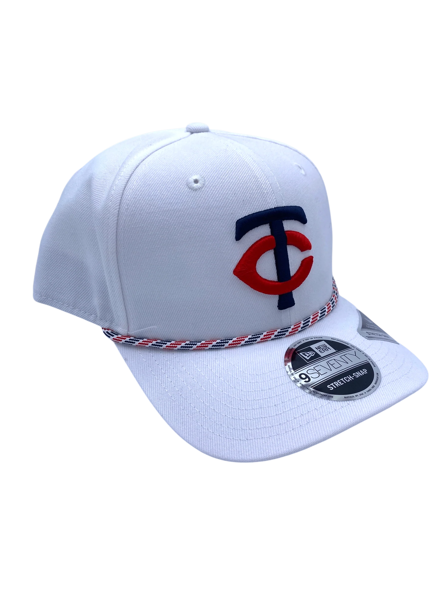 Adult Minnesota Twins New Era Home White Multi Roper 9SEVENTY Stretch-Snapback Hat - Men's - Image 5