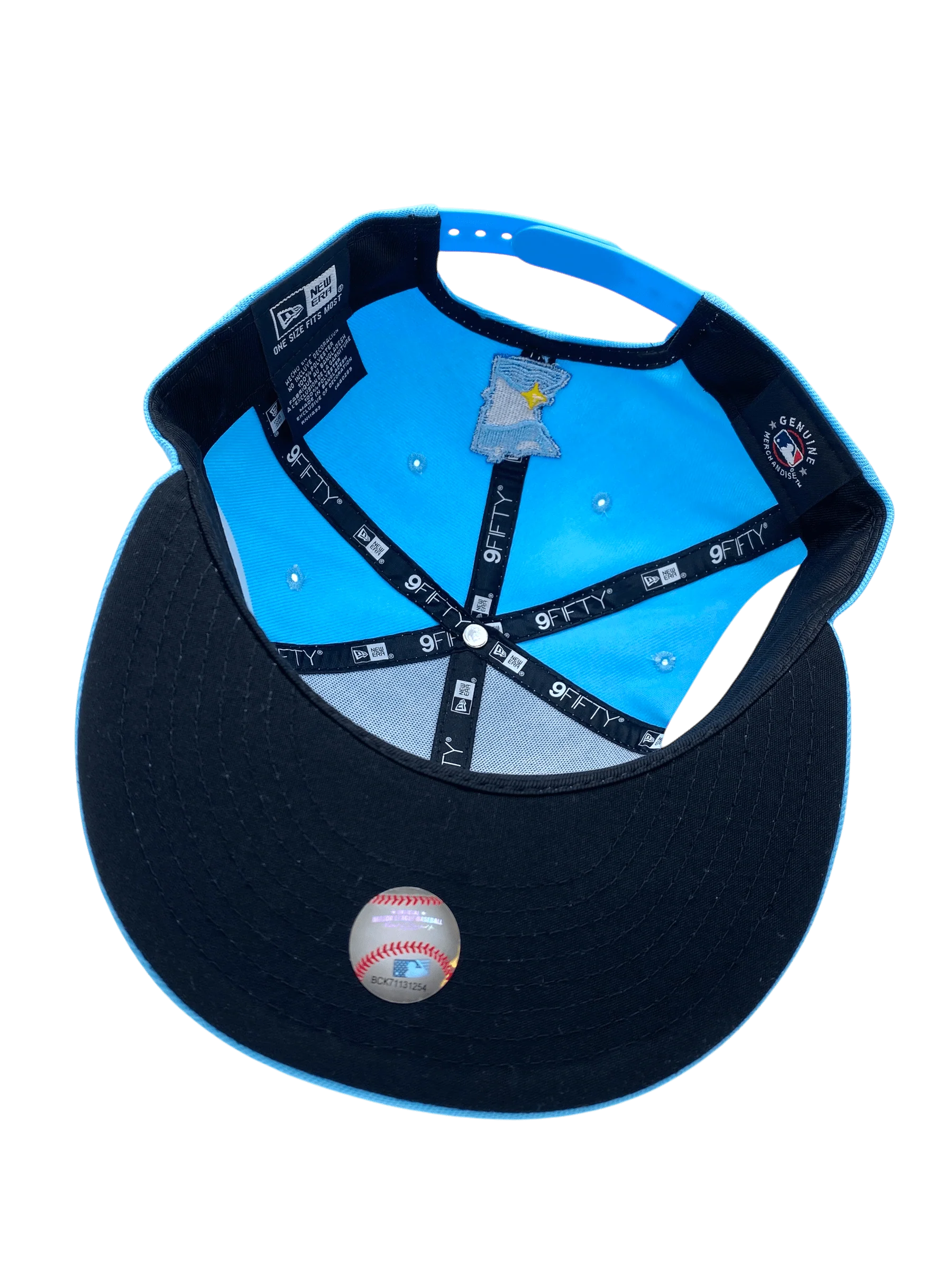 Adult Minnesota Twins New Era Light Blue City Connect 9FIFTY Snapback Hat - Men's - Image 2