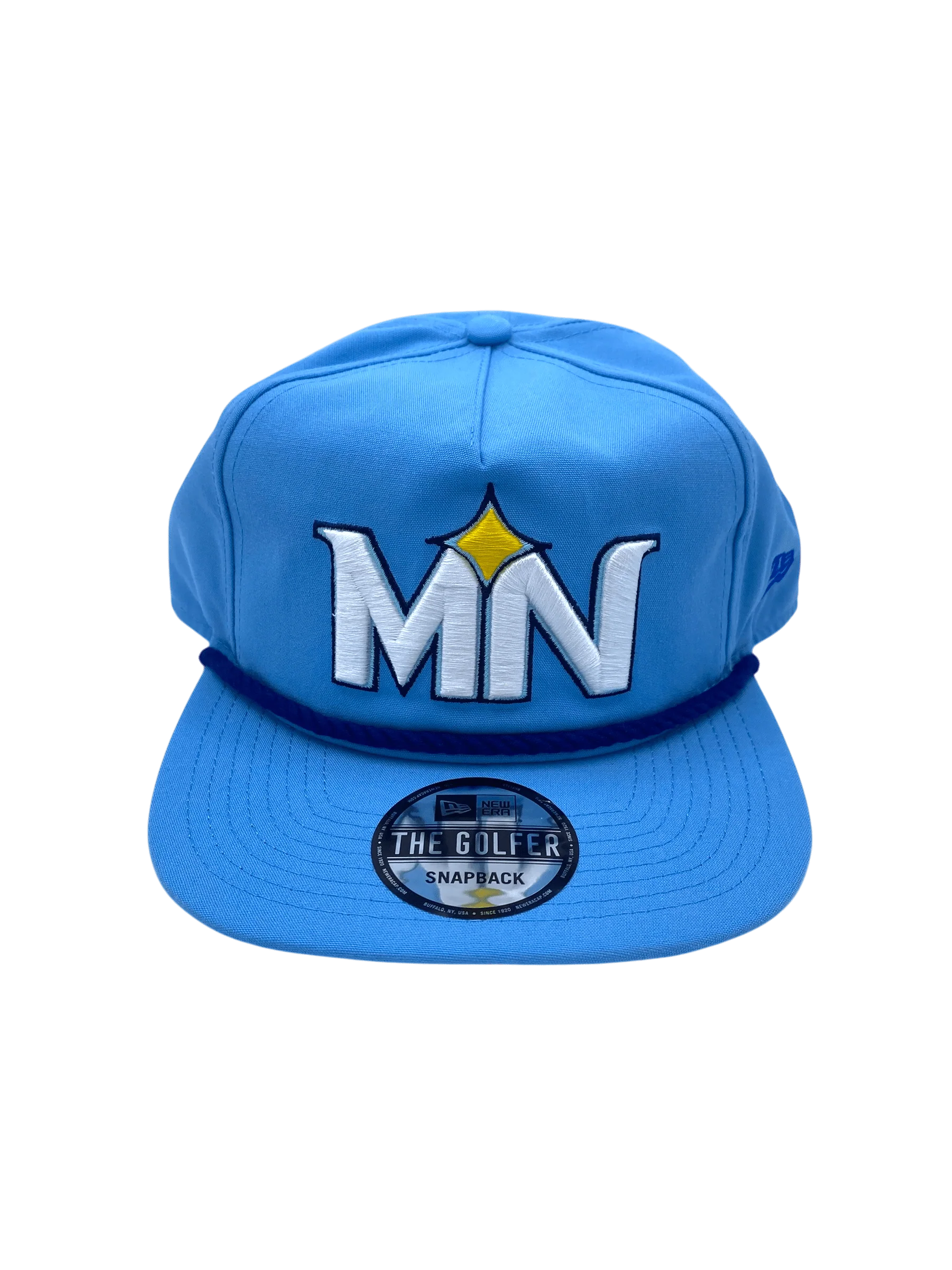 Adult Minnesota Twins New Era Light Blue City Connect MN Golfer Adjustable Snapback Hat - Men's - Image 4