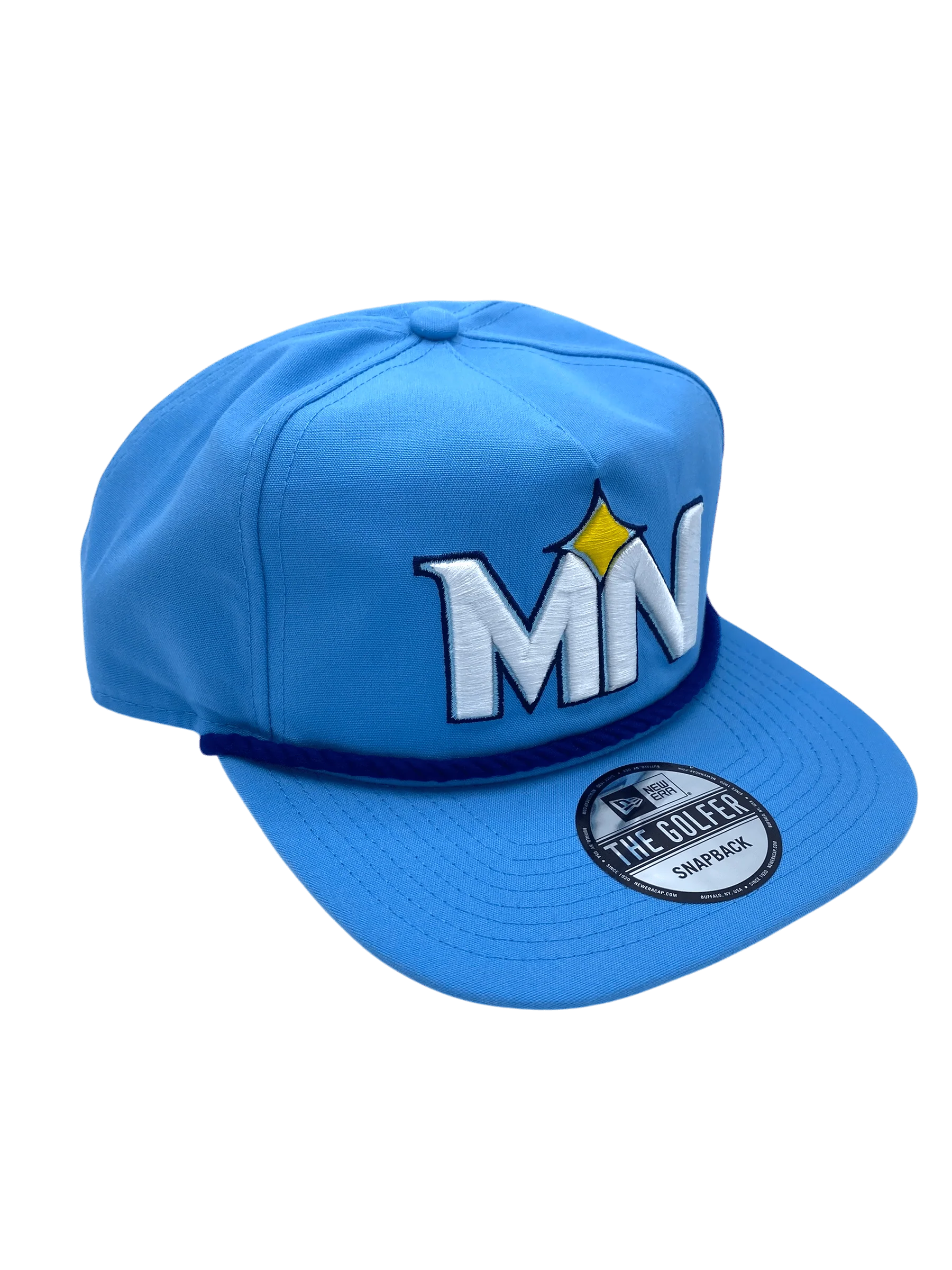 Adult Minnesota Twins New Era Light Blue City Connect MN Golfer Adjustable Snapback Hat - Men's - Image 5