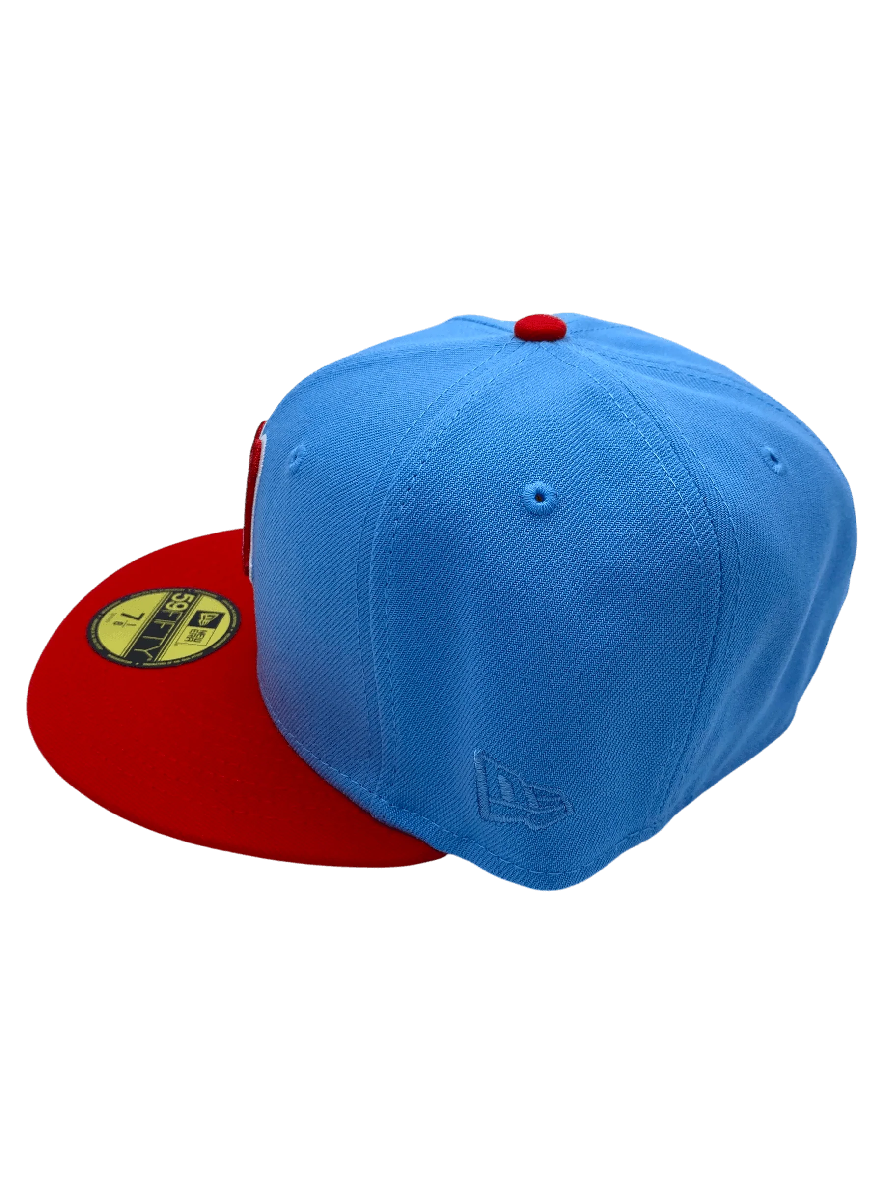 Adult Minnesota Twins New Era Light Blue/Red Original M 59FIFTY Fitted Hat - Men's - Image 5