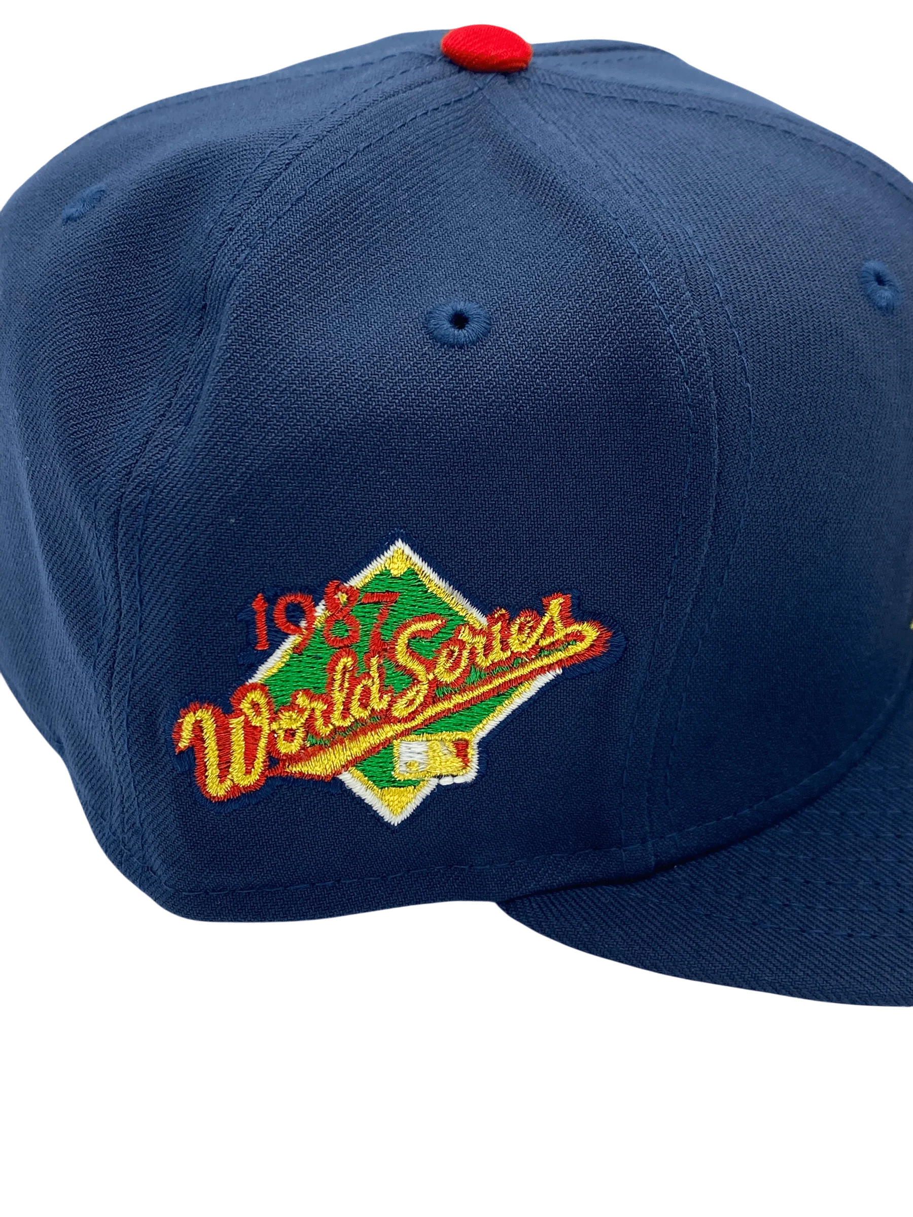 Adult Minnesota Twins New Era Navy 1987 World Series Side Patch 59FIFTY Fitted Hat - Men's - Image 2