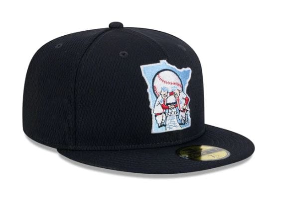 Adult Minnesota Twins New Era Navy 2025 MLB Alternate Clubhouse 59FIFTY Fitted Hat - Men's - Image 4