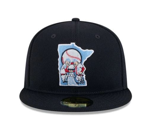 Adult Minnesota Twins New Era Navy 2025 MLB Alternate Clubhouse 59FIFTY Fitted Hat - Men's - Image 5