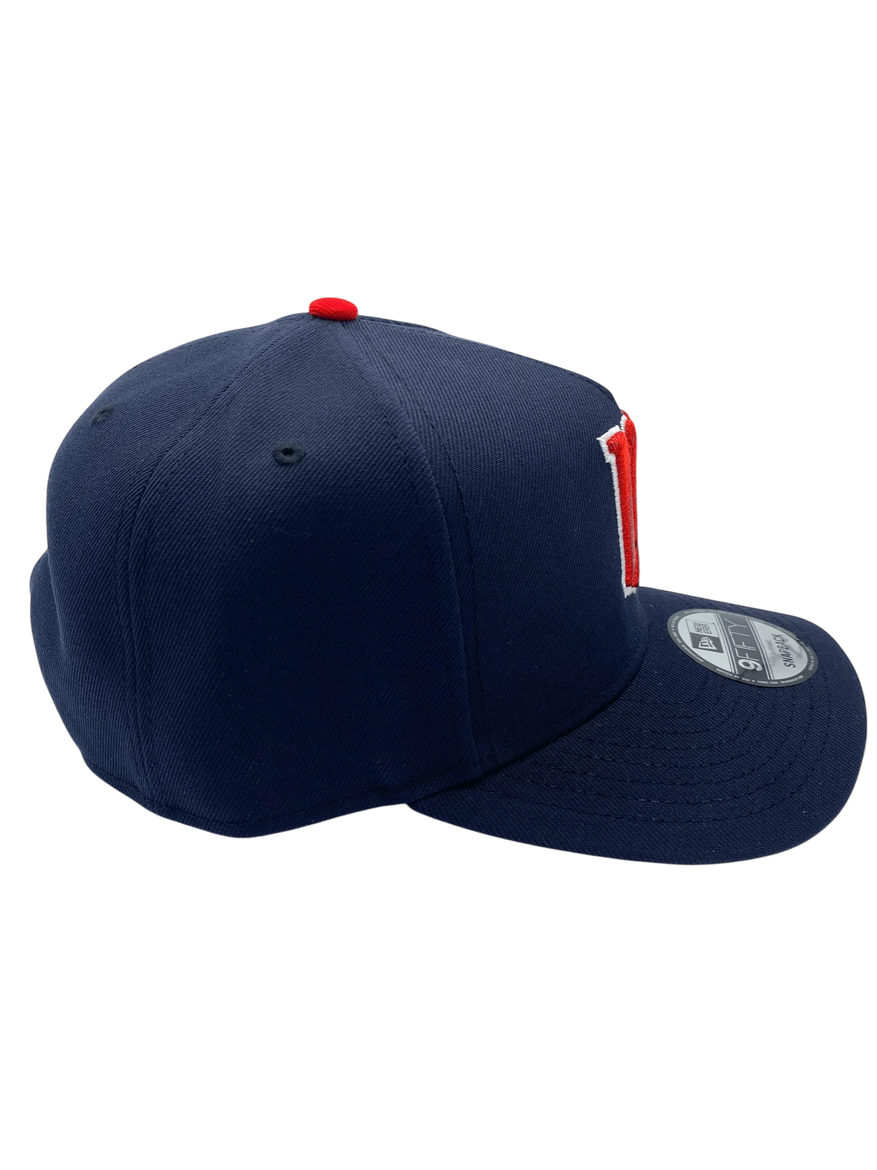 Adult Minnesota Twins New Era Navy A-Frame 9FIFTY Adjustable Snapback Hat - Men's - Image 5