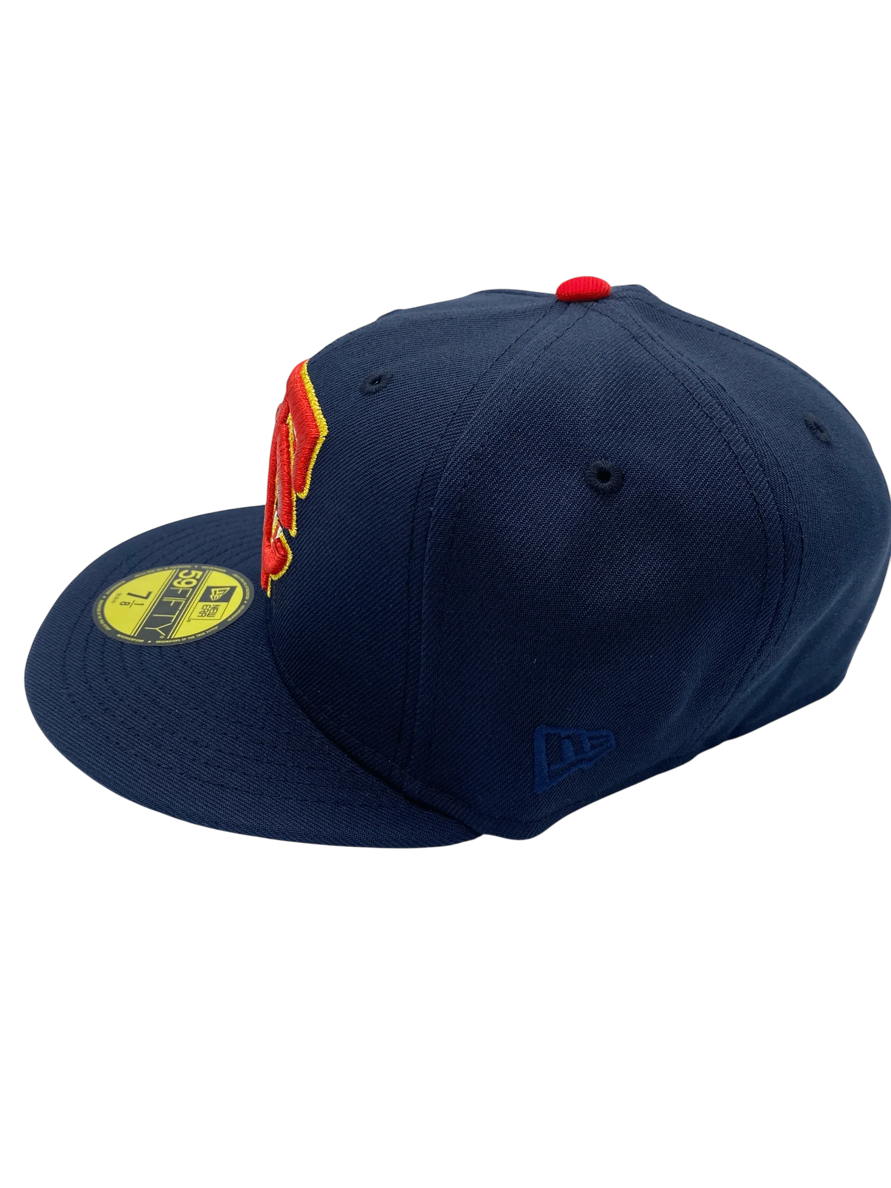 Adult Minnesota Twins New Era Navy Cascade Custom Side Patch 59FIFTY Fitted Hat - Men's - Image 6