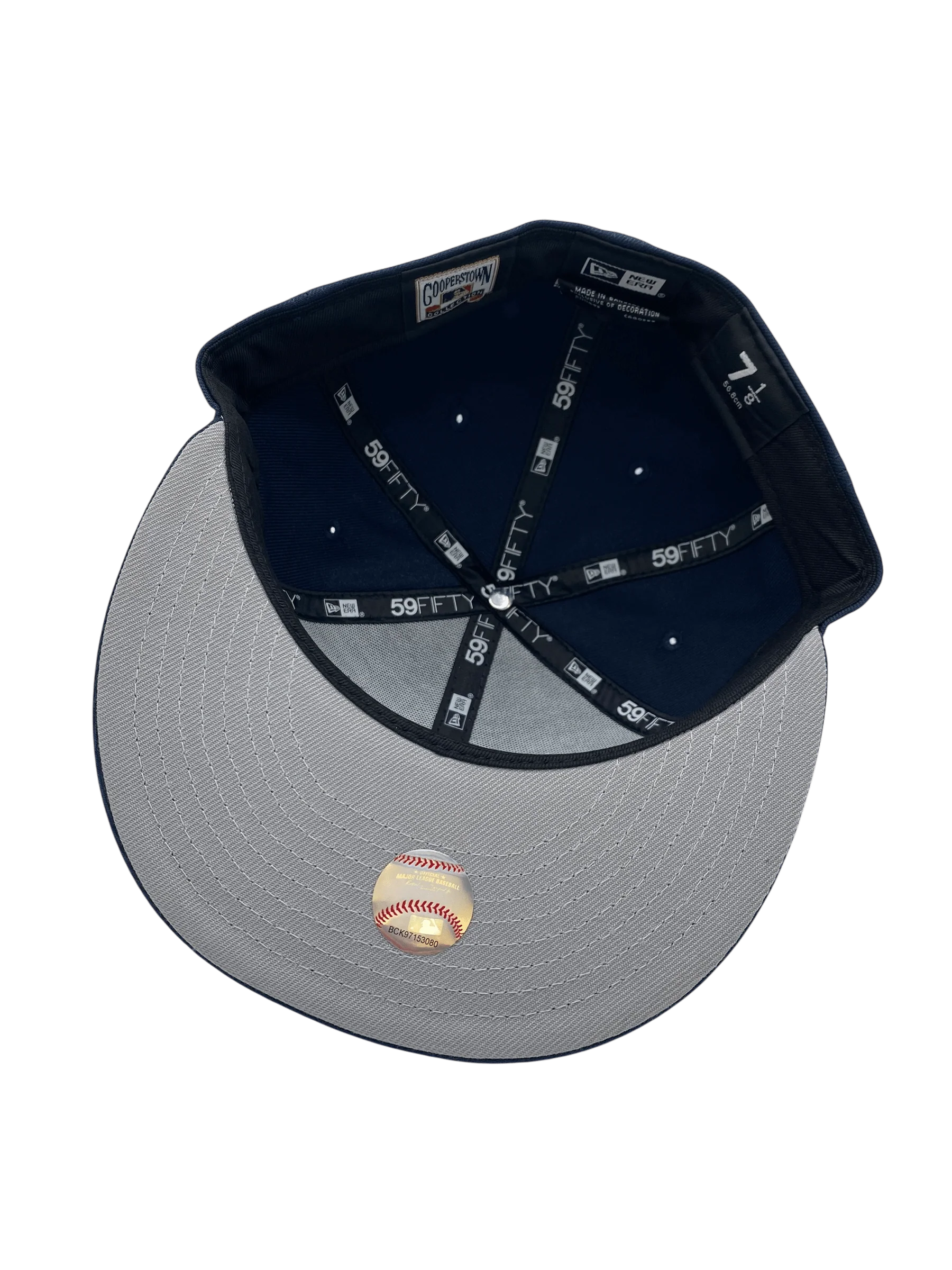 Adult Minnesota Twins New Era Navy Original Metallic M 59FIFTY Fitted Hat - Men's - Image 2
