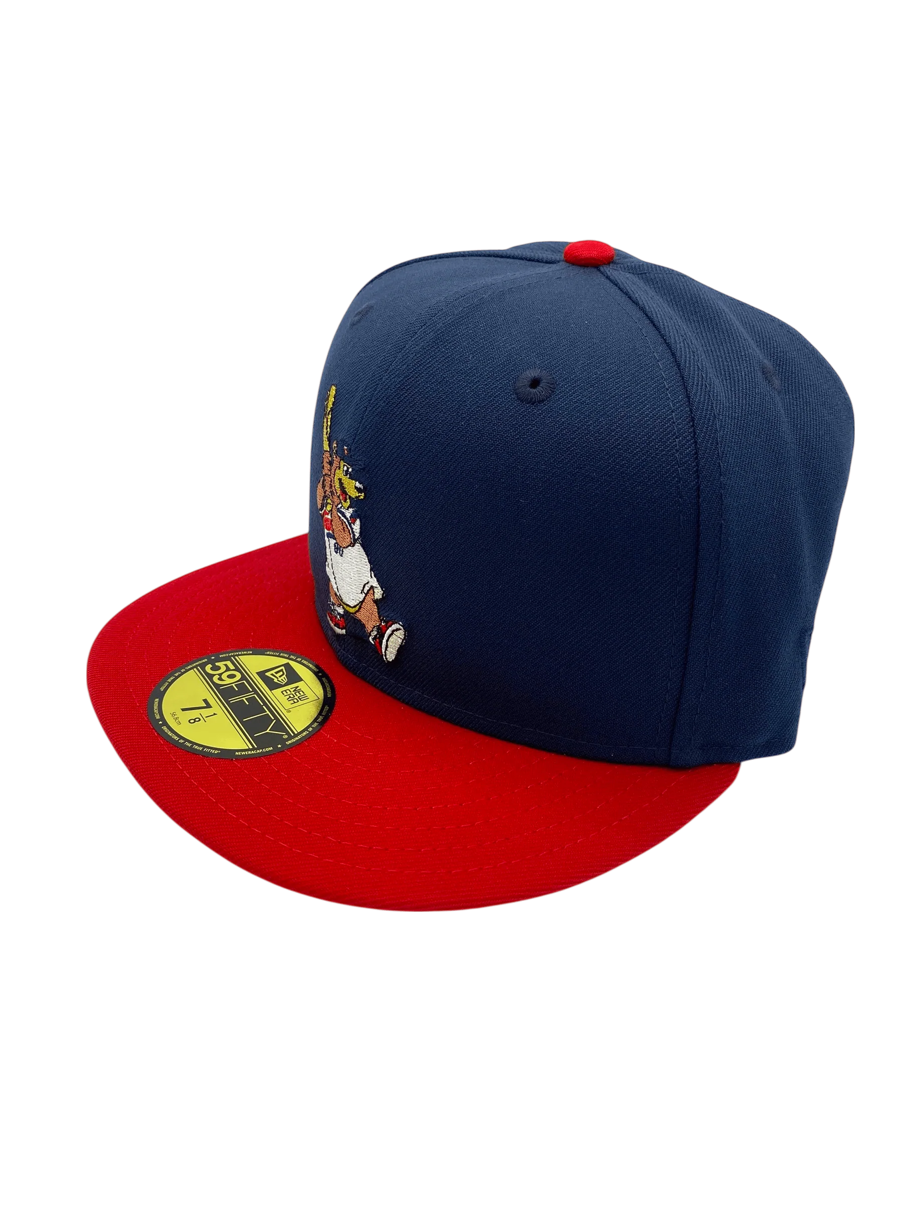 Adult Minnesota Twins New Era Navy/Red TC Bear 3.0 Custom Side Patch 59FIFTY Fitted Hat - Men's - Image 5