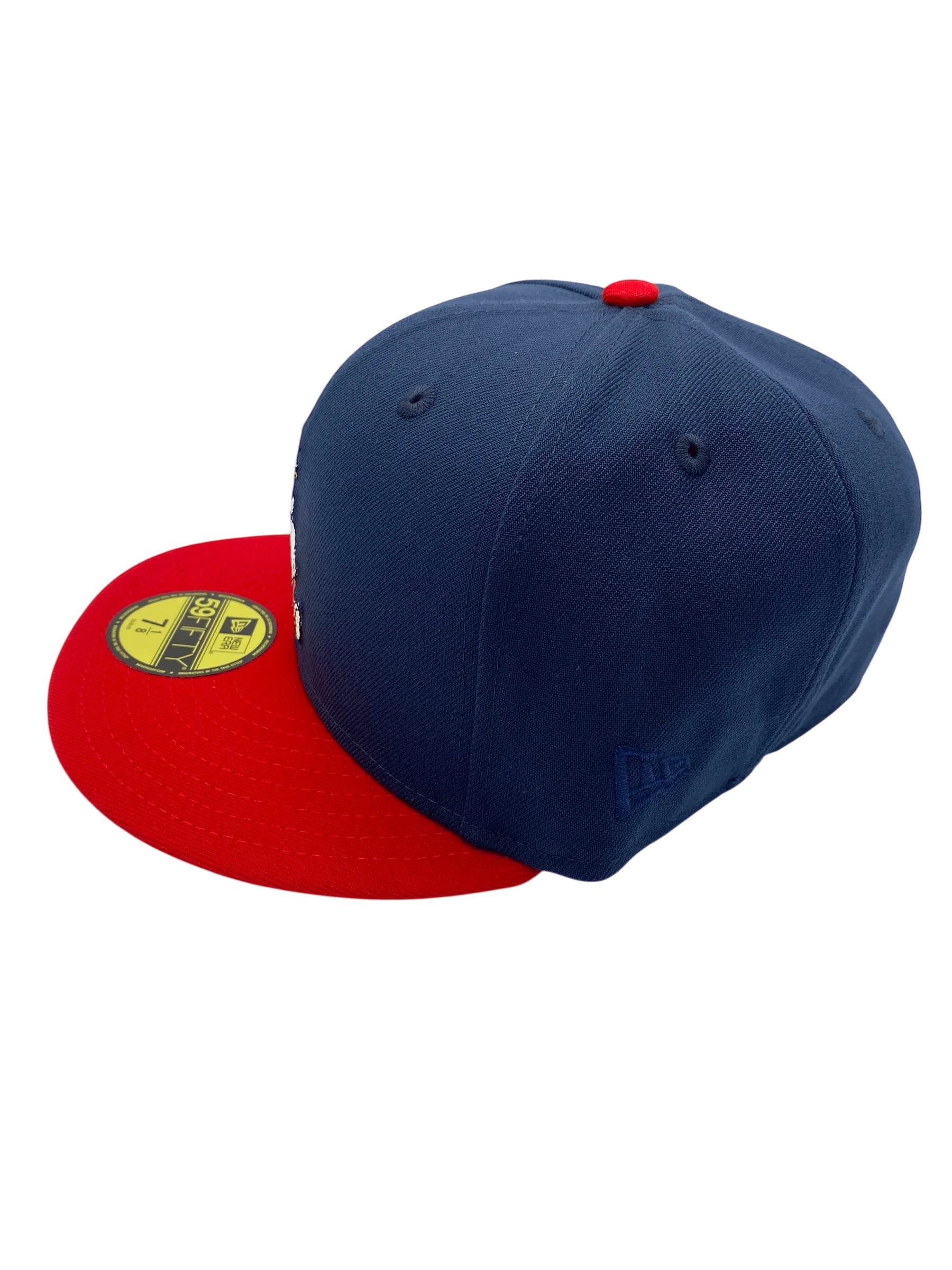 Adult Minnesota Twins New Era Navy/Red TC Bear 3.0 Custom Side Patch 59FIFTY Fitted Hat - Men's - Image 6
