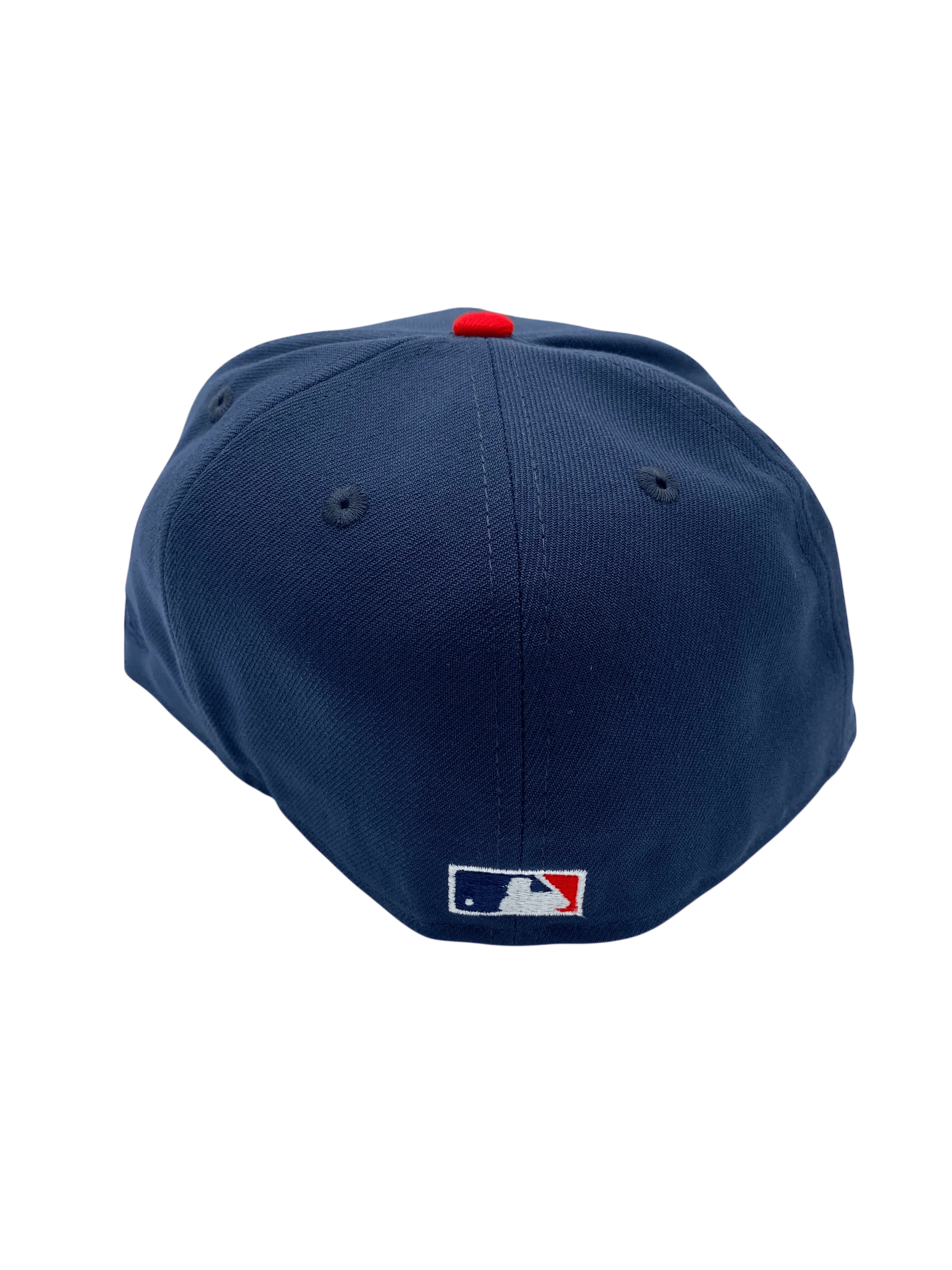 Adult Minnesota Twins New Era Navy/Red TC Bear 3.0 Custom Side Patch 59FIFTY Fitted Hat - Men's - Image 7
