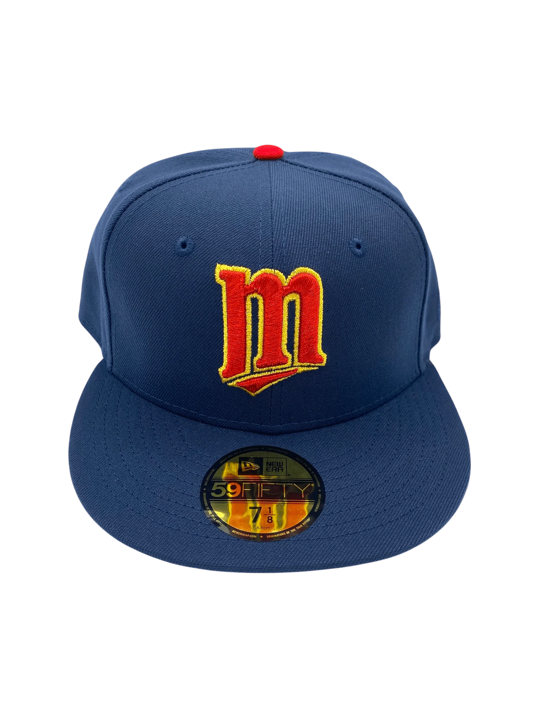 Adult Minnesota Twins New Era Navy Remix 59FIFTY Fitted Hat - Men's - Image 4