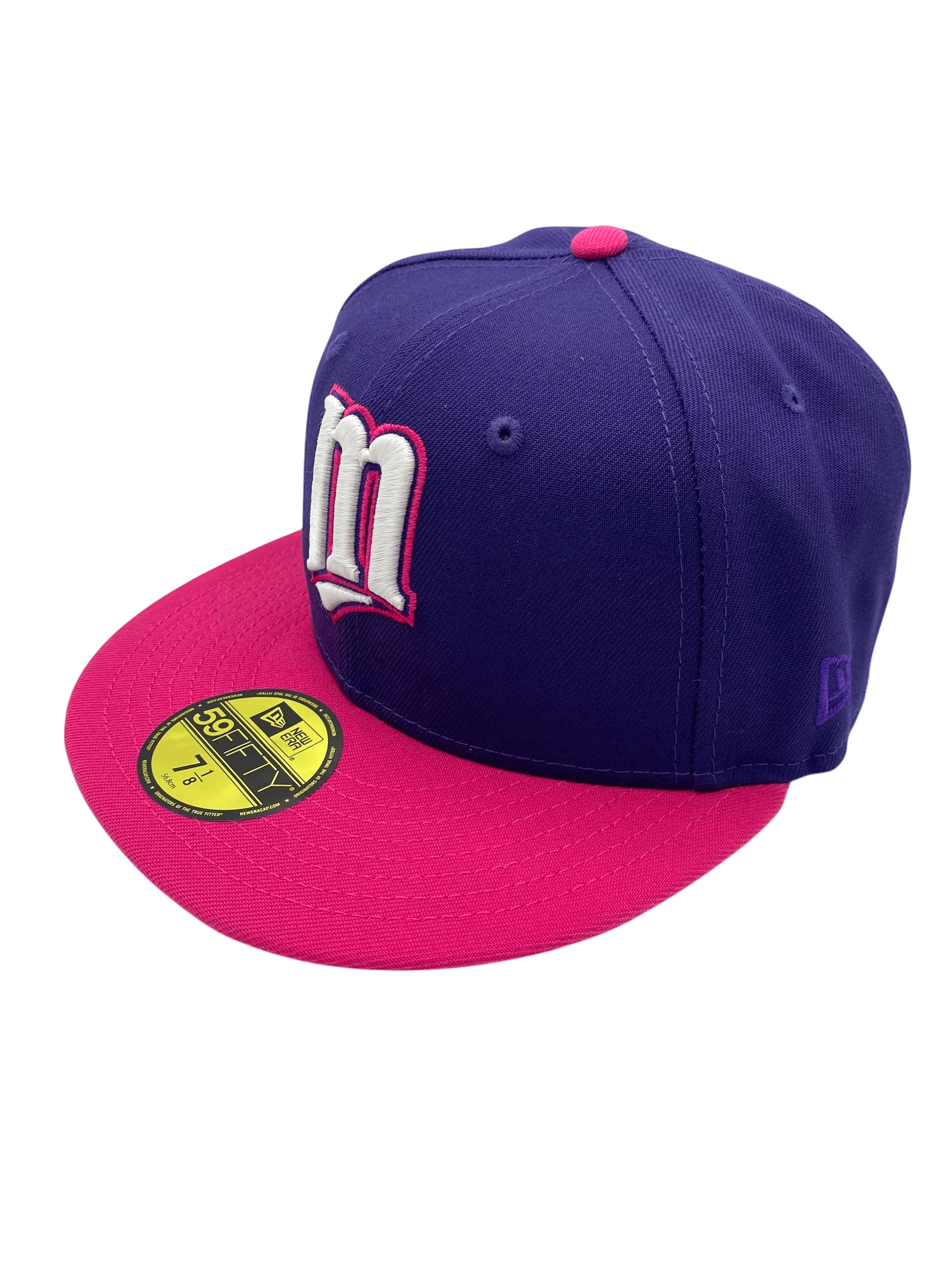 Adult Minnesota Twins New Era Purple/Pink Casino Custom Side Patch 59FIFTY Fitted Hat - Men's - Image 6
