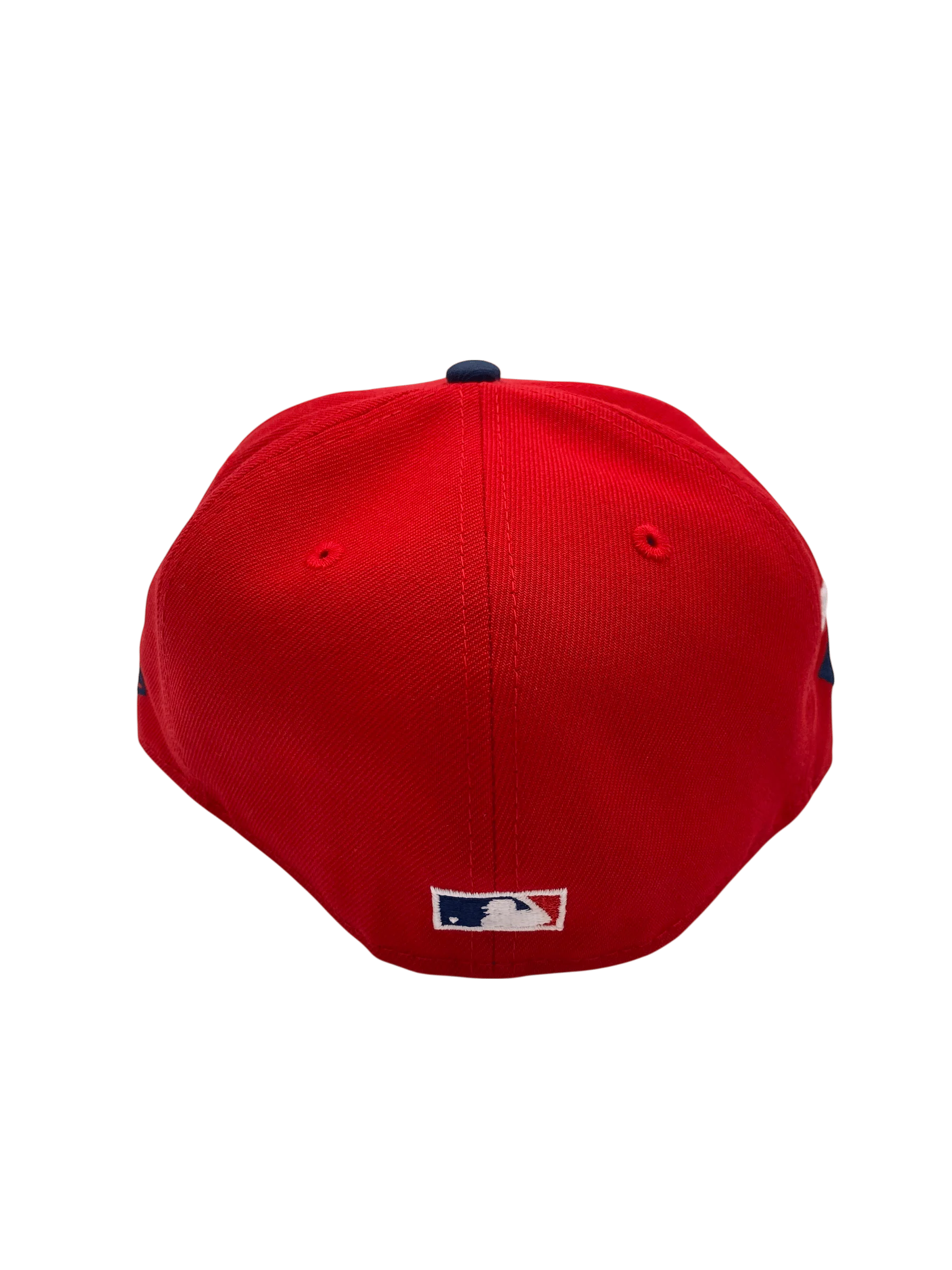Adult Minnesota Twins New Era Red/Navy Minnie & Paul Side Patch 59FIFTY Fitted Hat - Men's - Image 7