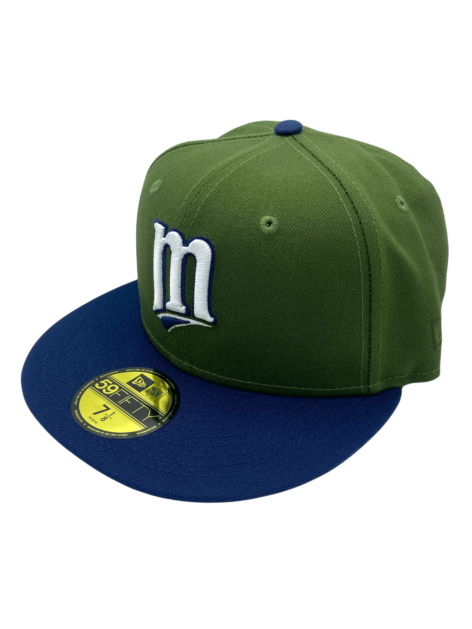 Adult Minnesota Twins New Era Rifle Green Custom Side Patch 59FIFTY Fitted Hat - Men's - Image 6
