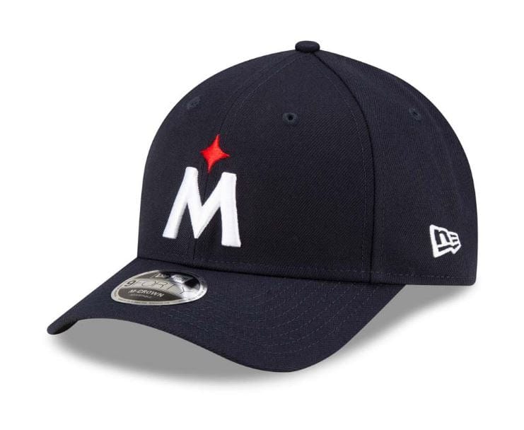 Adult Minnesota Twins New Era Road Player Replica 9FORTY M-Crown Style Adjustable Snapback Hat - Men's