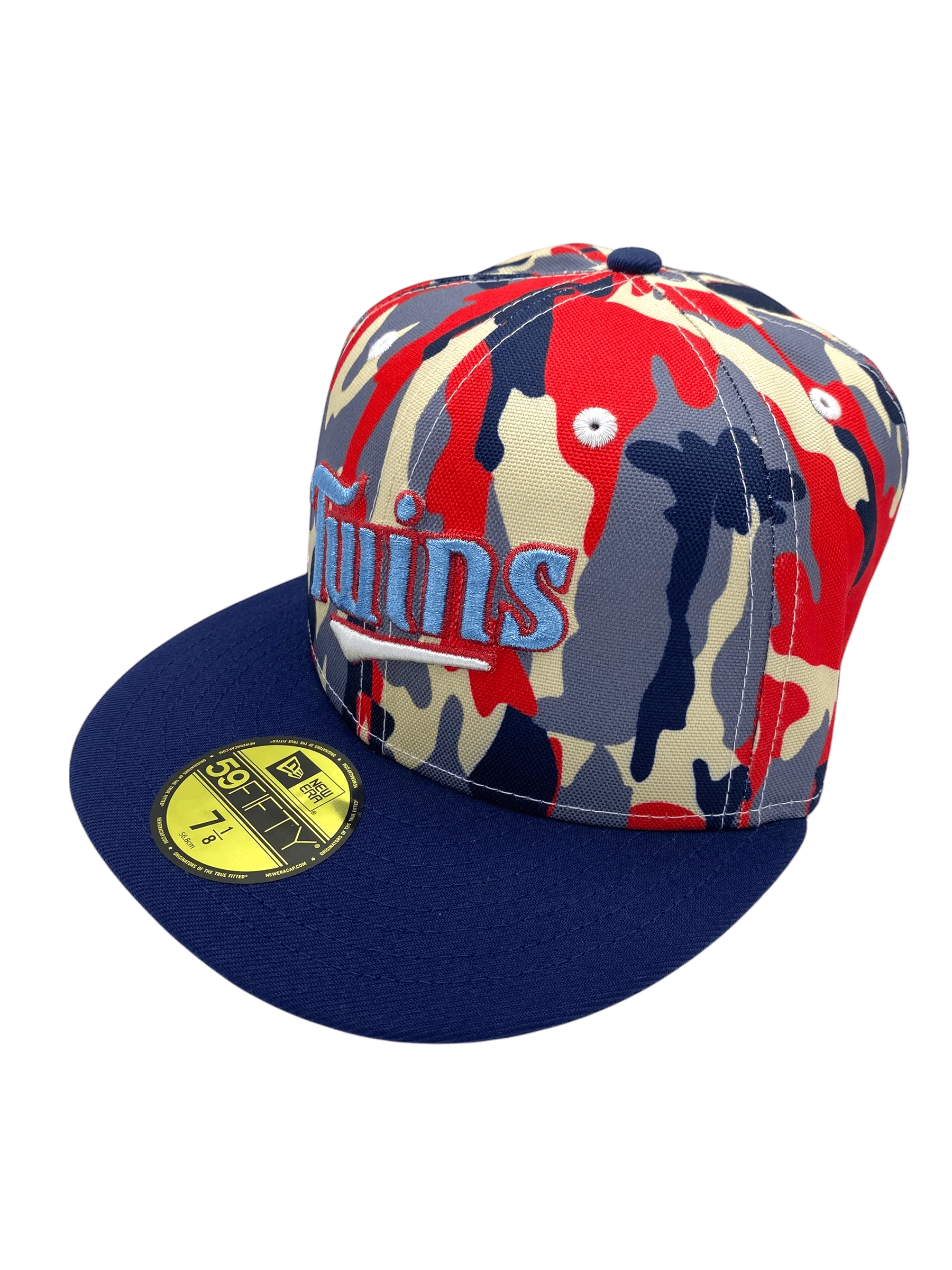 Adult Minnesota Twins New Era Team Camo Side Patch 59FIFTY Fitted Hat - Men's - Image 5