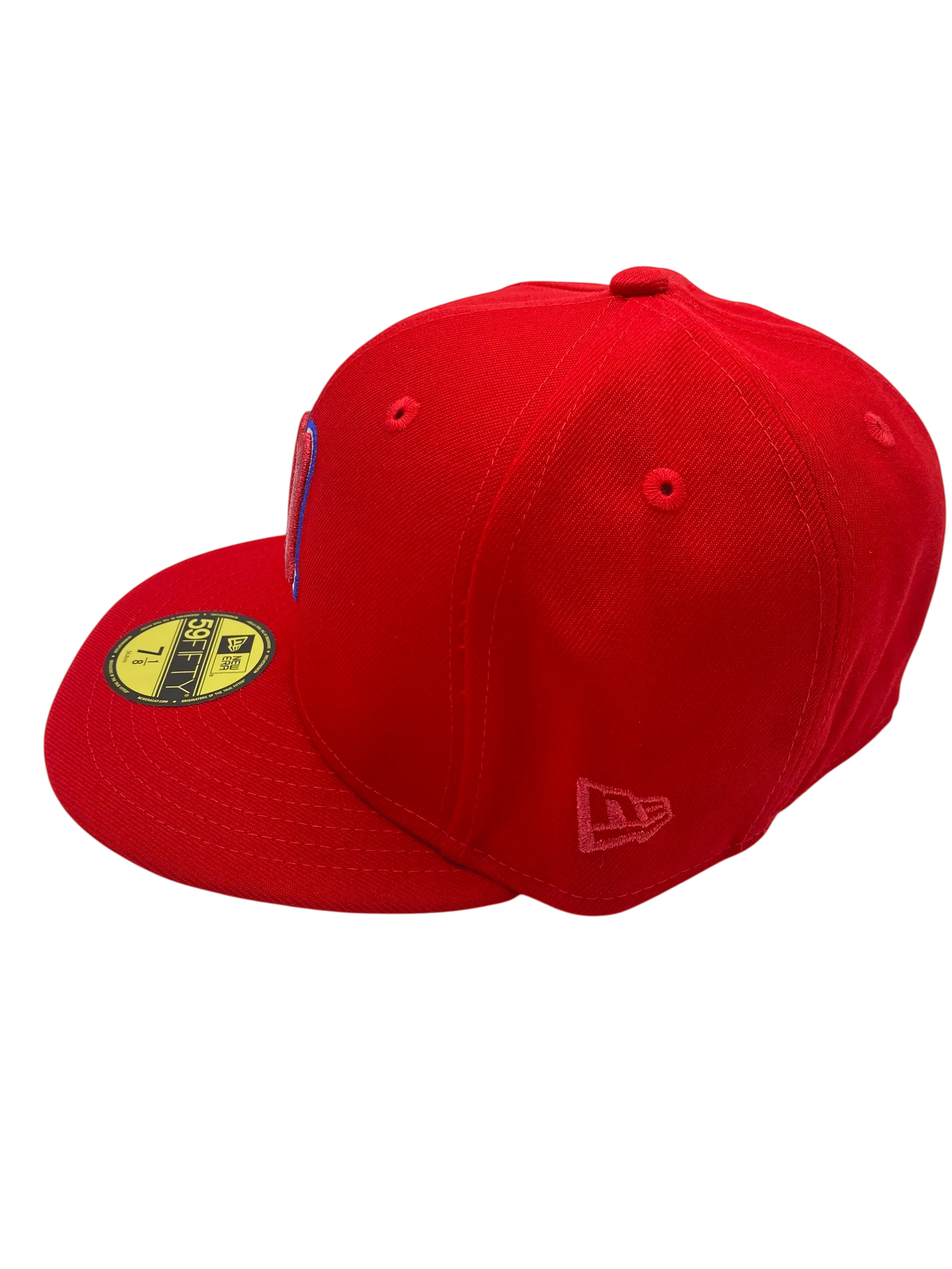 Adult Minnesota Twins New Era Very Red Bomba Custom Side Patch 59FIFTY Fitted Hat - Men's - Image 7